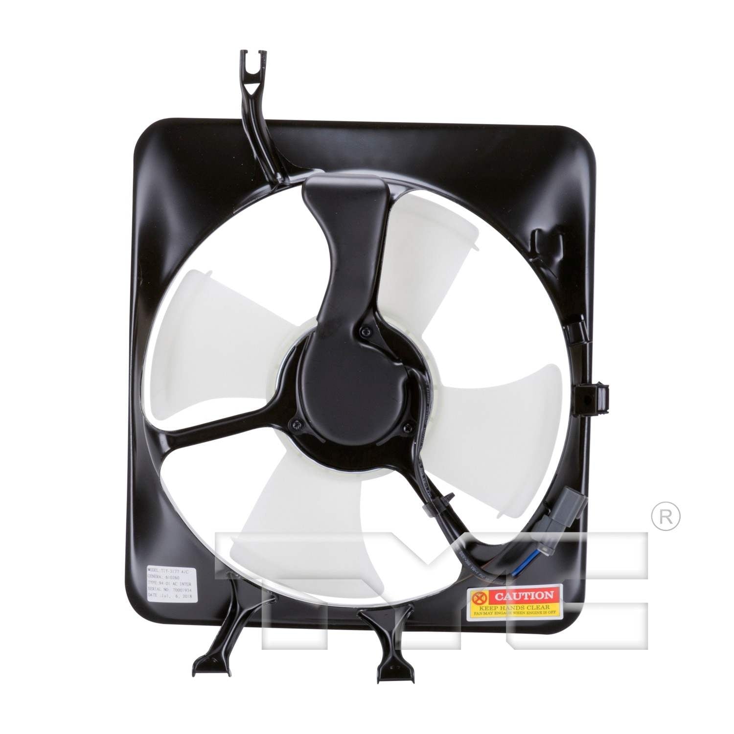 TYC A/C Condenser Fan Assembly 610260