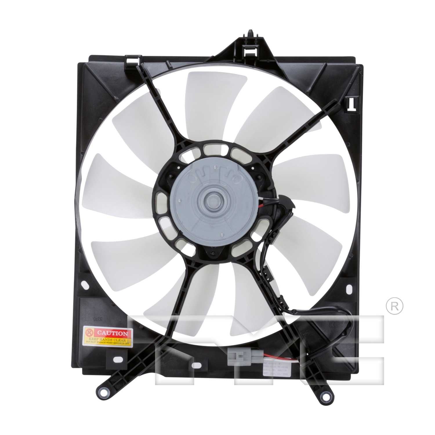 TYC A/C Condenser Fan Assembly 610370