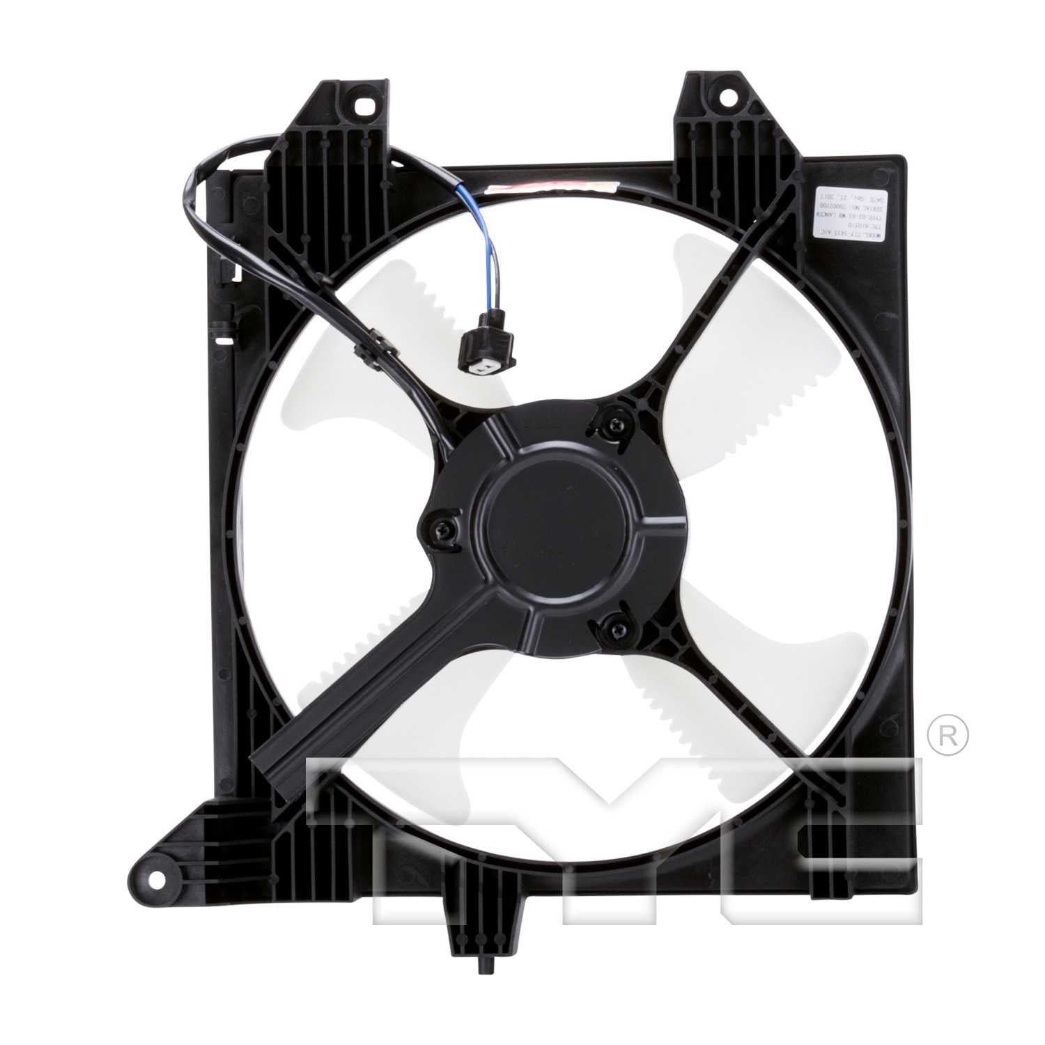 TYC A/C Condenser Fan Assembly 610510