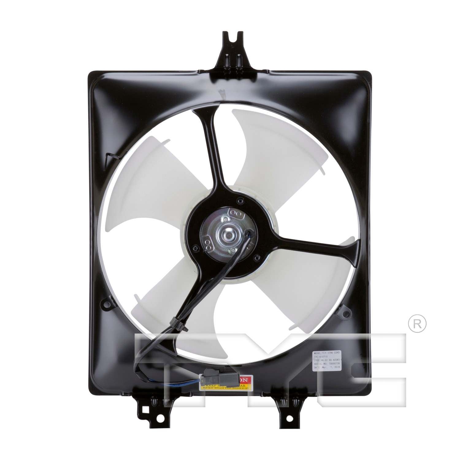 TYC A/C Condenser Fan Assembly 610710