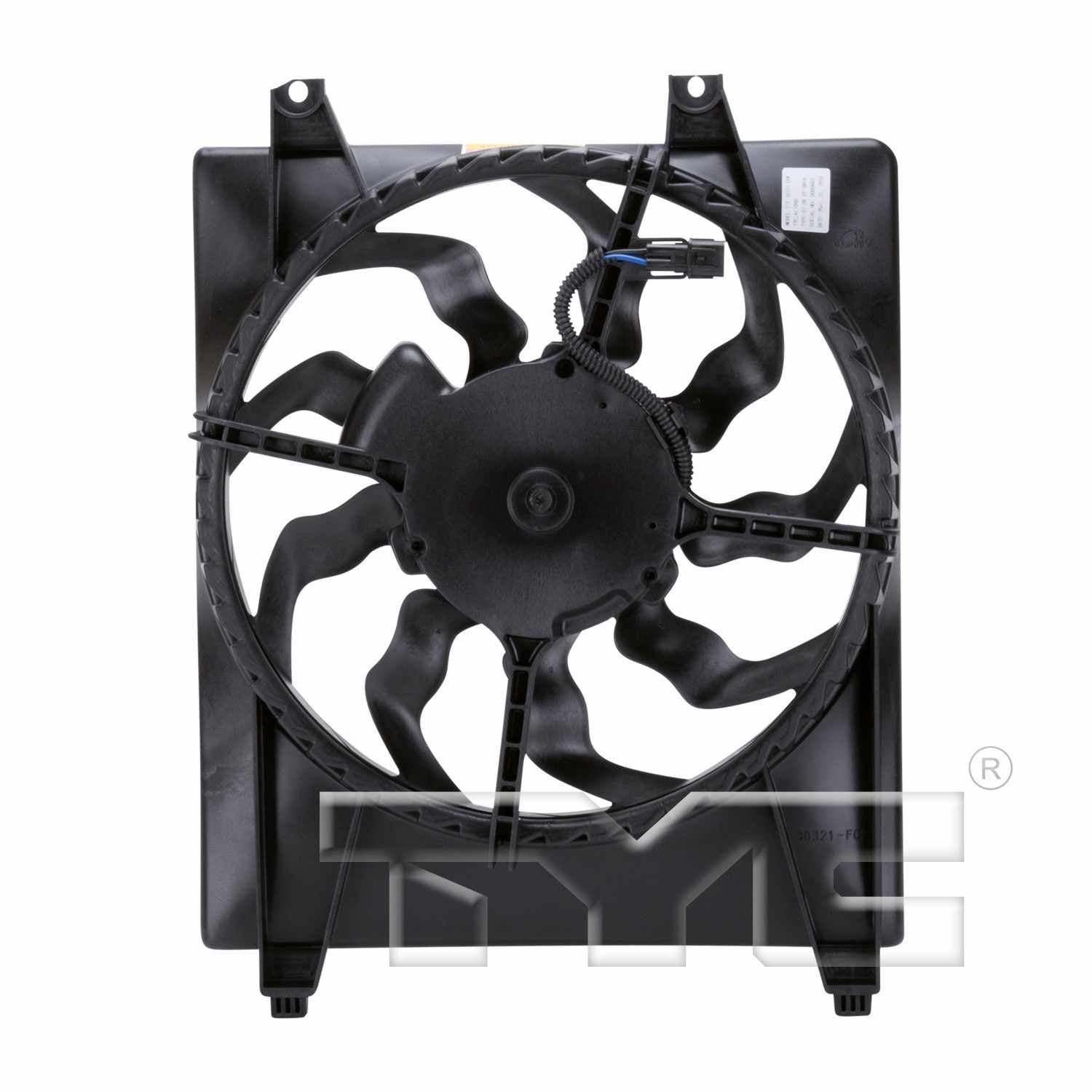 TYC A/C Condenser Fan Assembly 611000