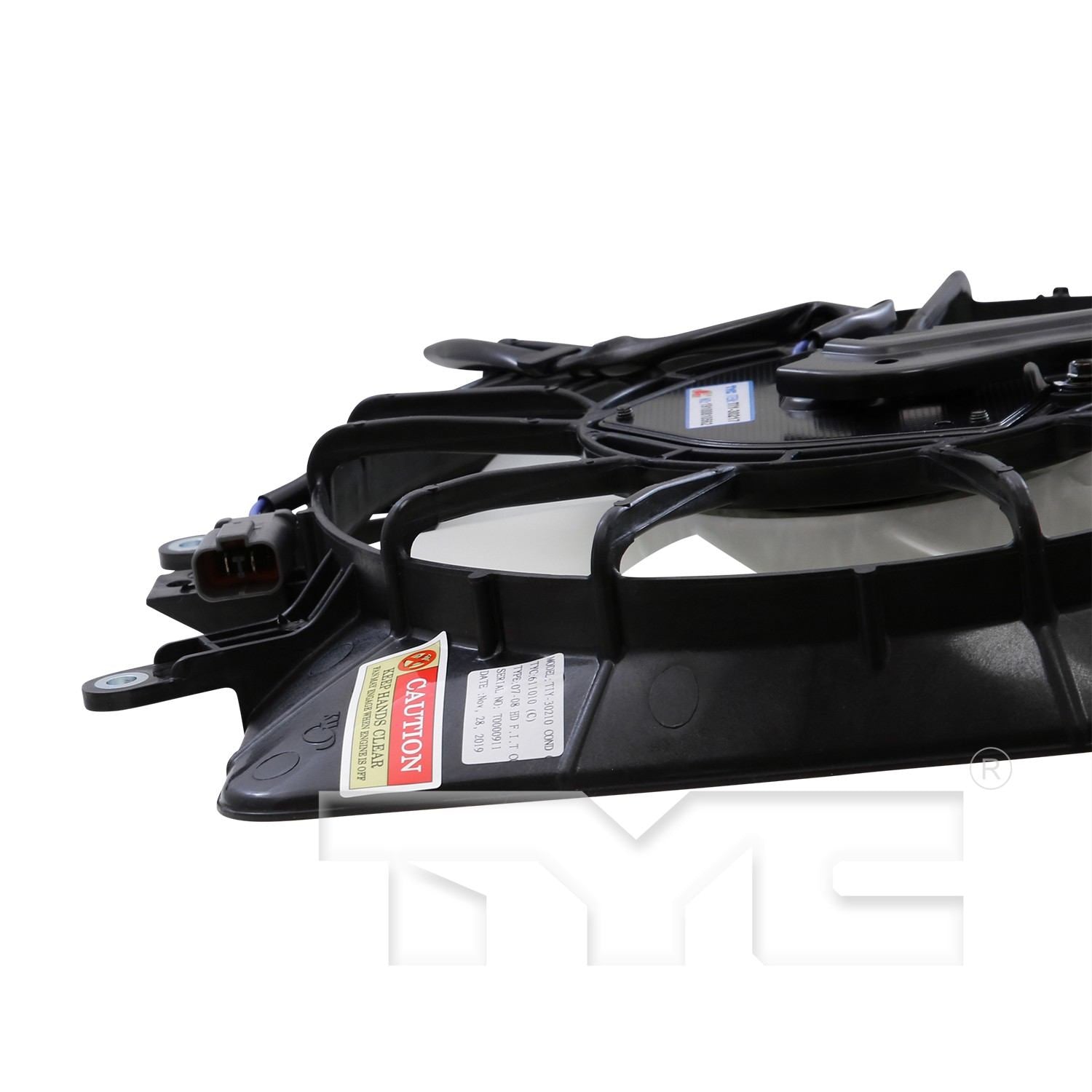 TYC A/C Condenser Fan Assembly 611010