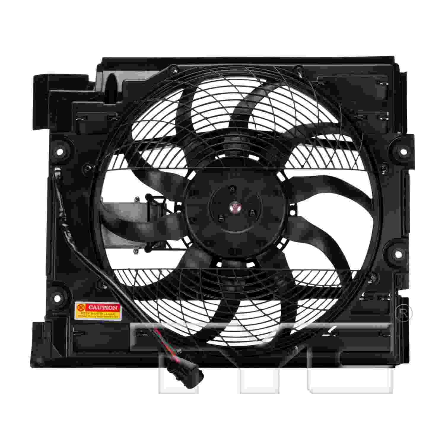 TYC A/C Condenser Fan Assembly 611240