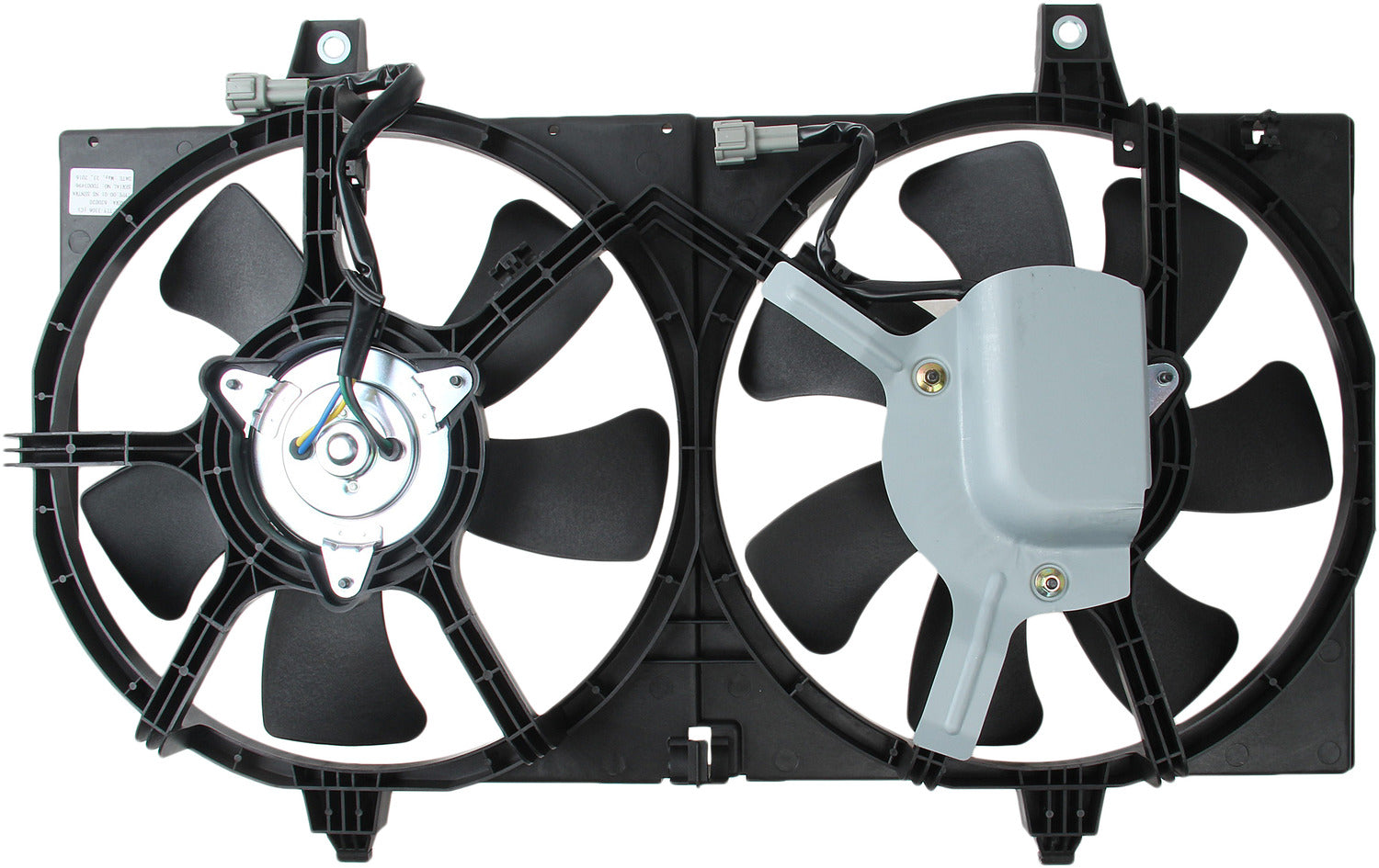 TYC Dual Radiator and Condenser Fan Assembly