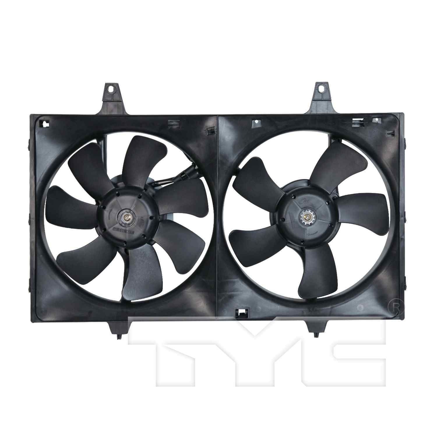 TYC Dual Radiator and Condenser Fan Assembly 620050