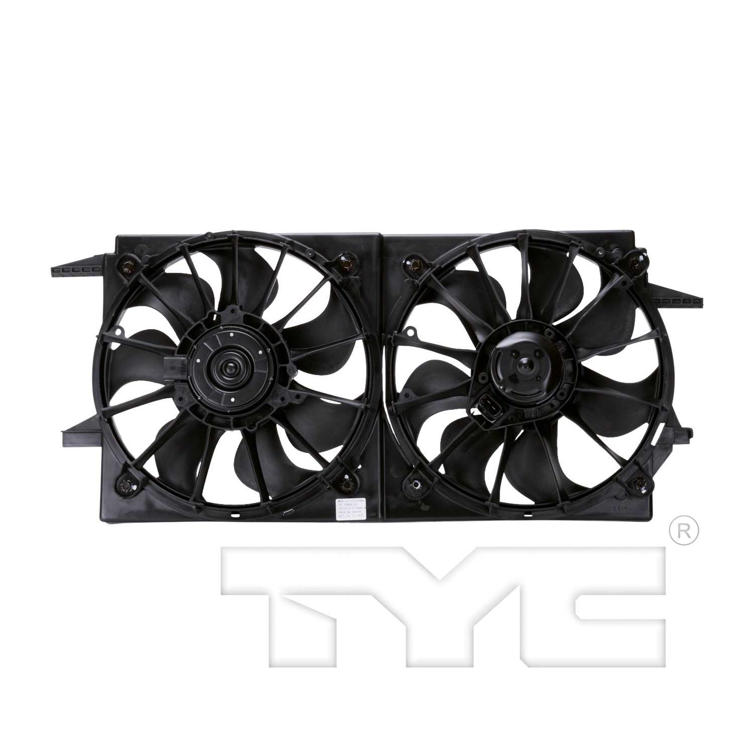TYC Dual Radiator and Condenser Fan Assembly 620090