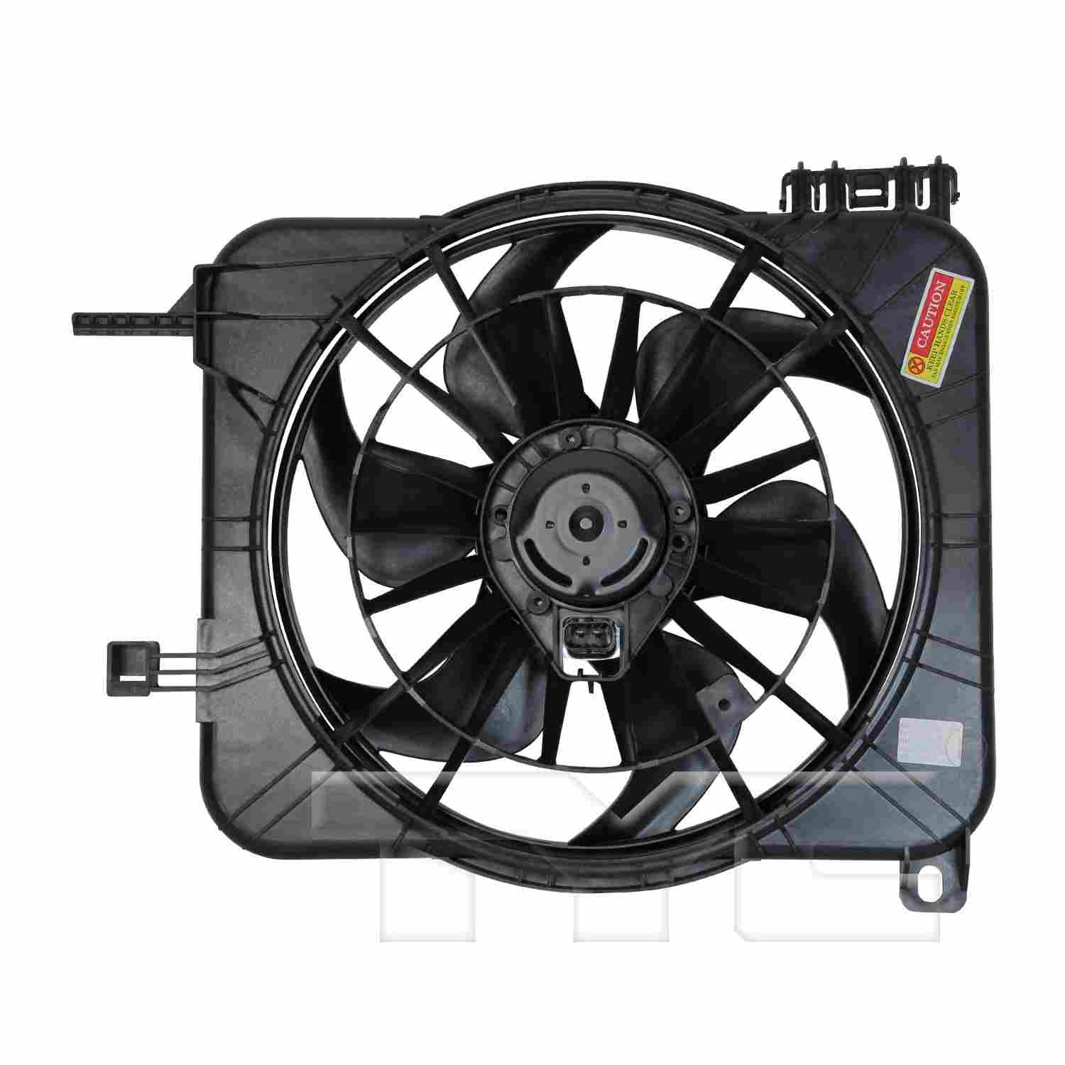 TYC Dual Radiator and Condenser Fan Assembly 620100
