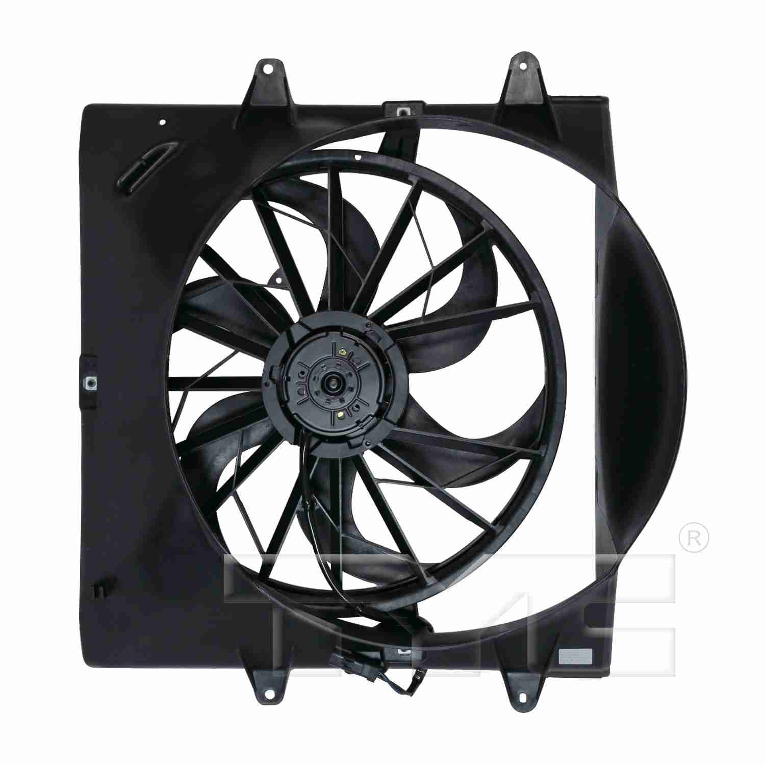 TYC Dual Radiator and Condenser Fan Assembly 620200