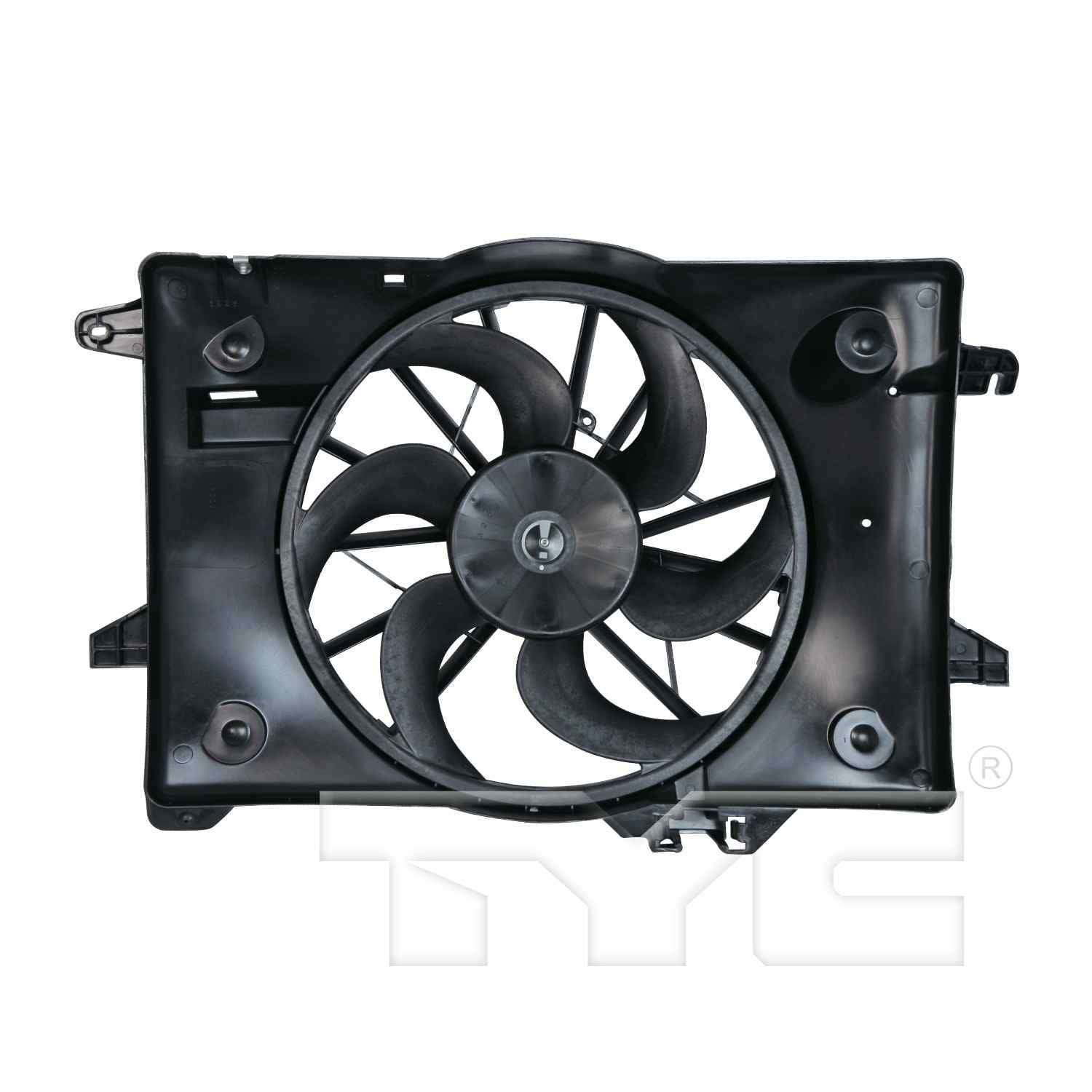 TYC Dual Radiator and Condenser Fan Assembly 620260
