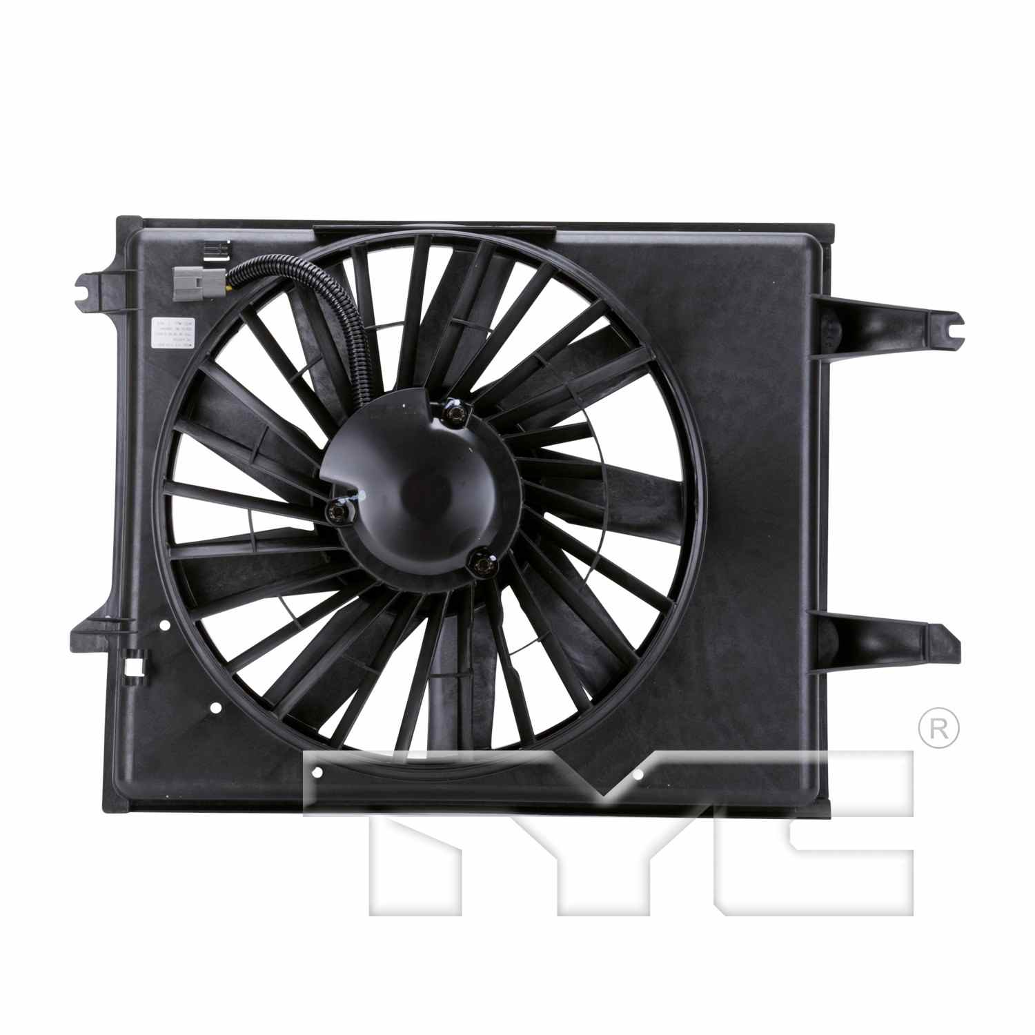 TYC Dual Radiator and Condenser Fan Assembly 620350
