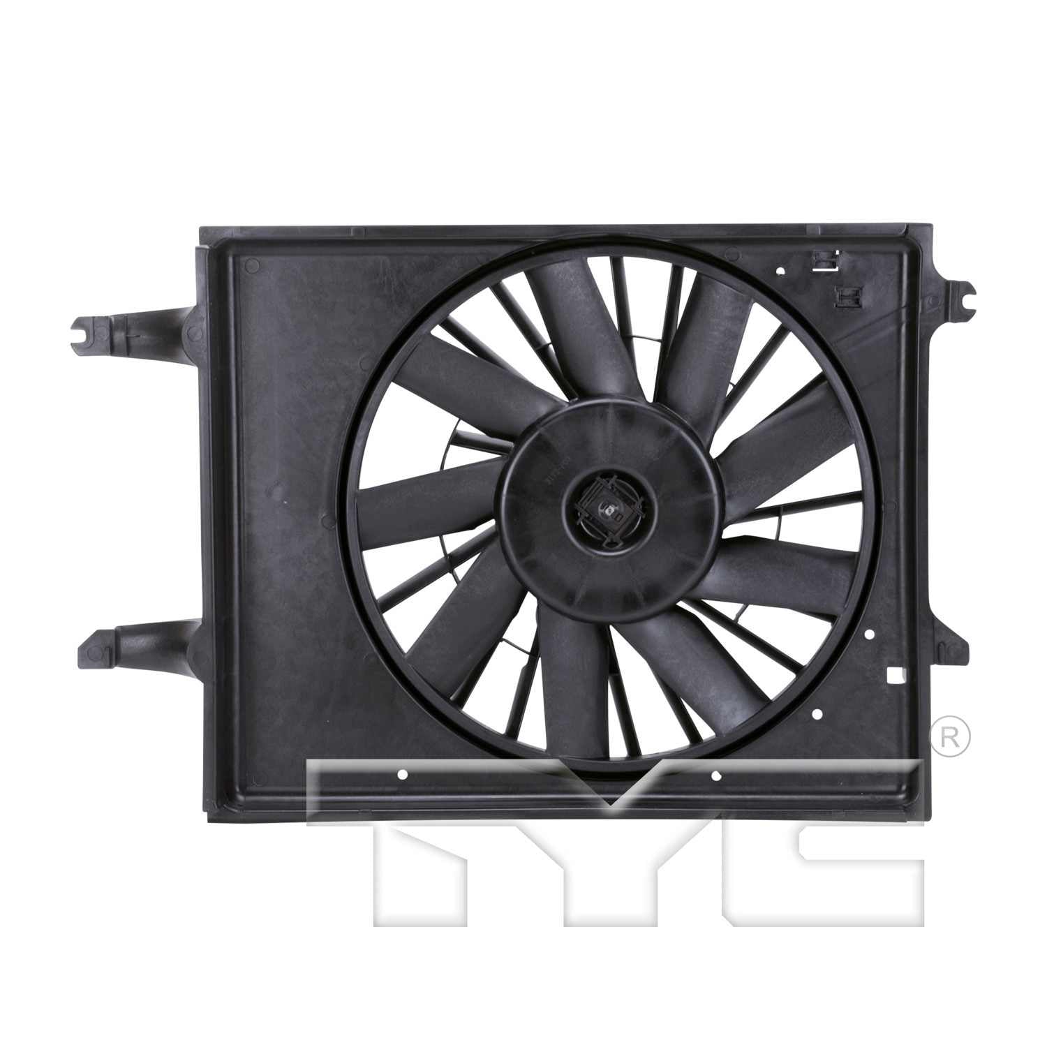 TYC Dual Radiator and Condenser Fan Assembly 620350