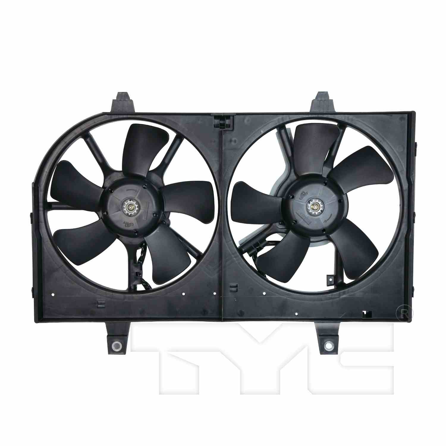 TYC Dual Radiator and Condenser Fan Assembly 620360