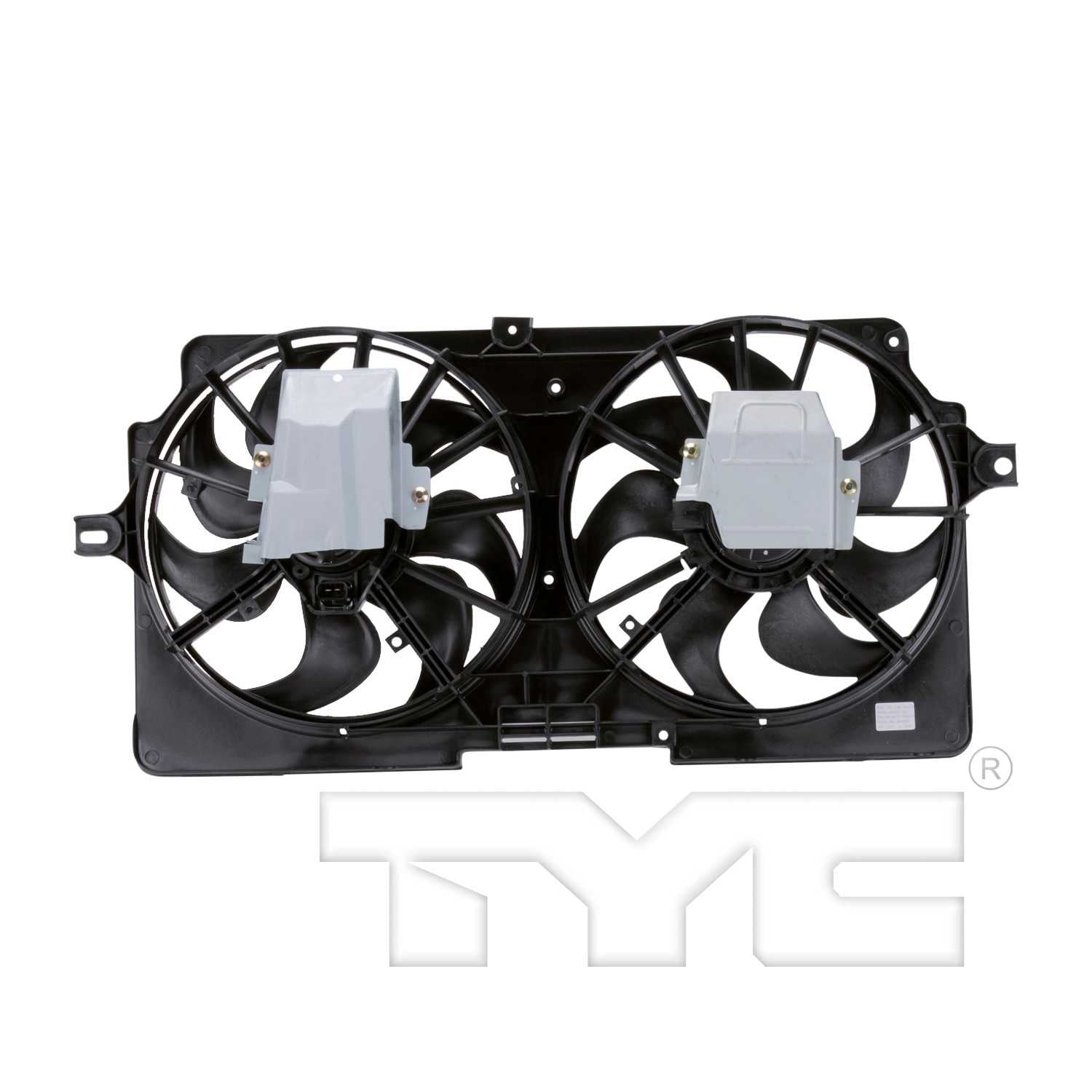 TYC Dual Radiator and Condenser Fan Assembly 620410