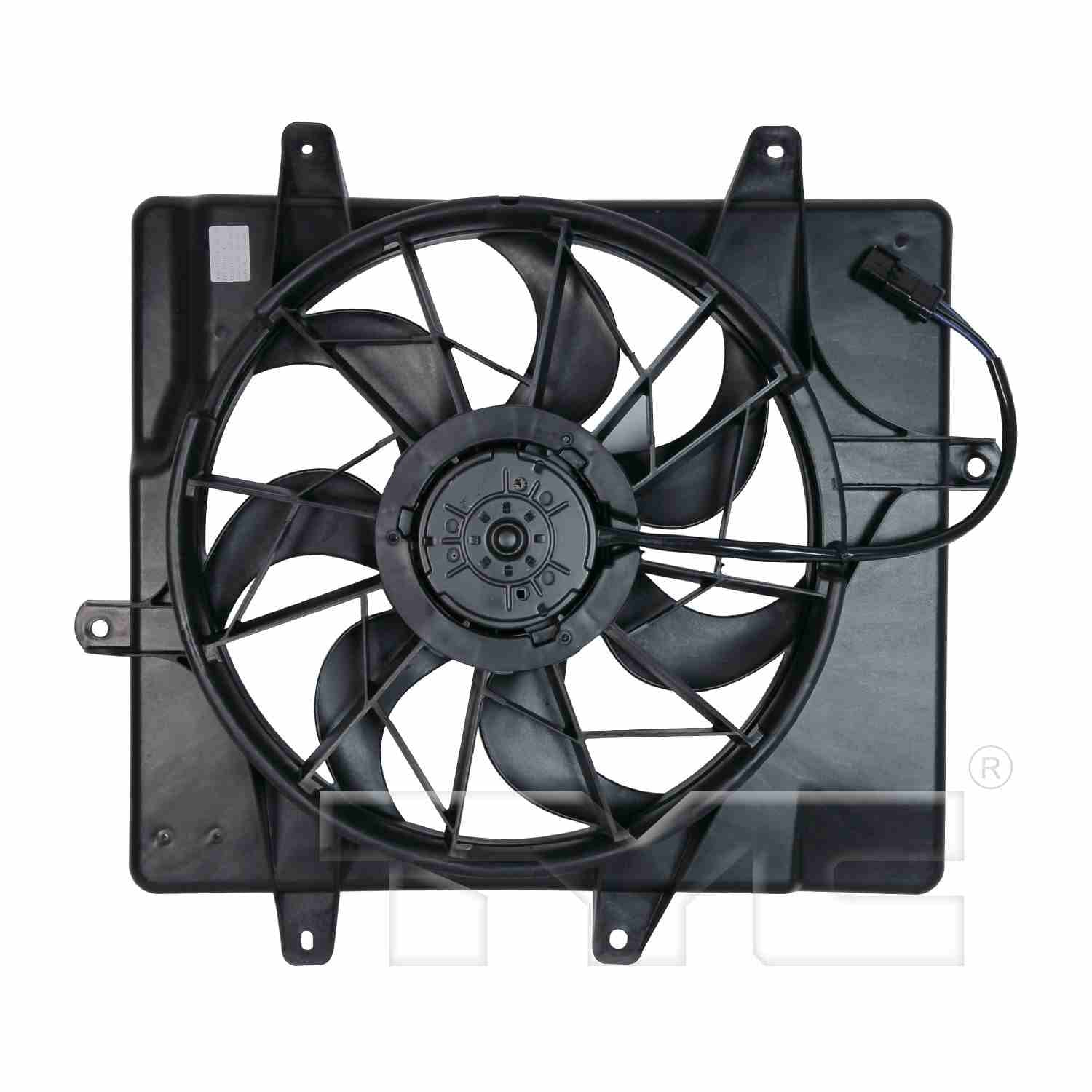 TYC Dual Radiator and Condenser Fan Assembly 620440