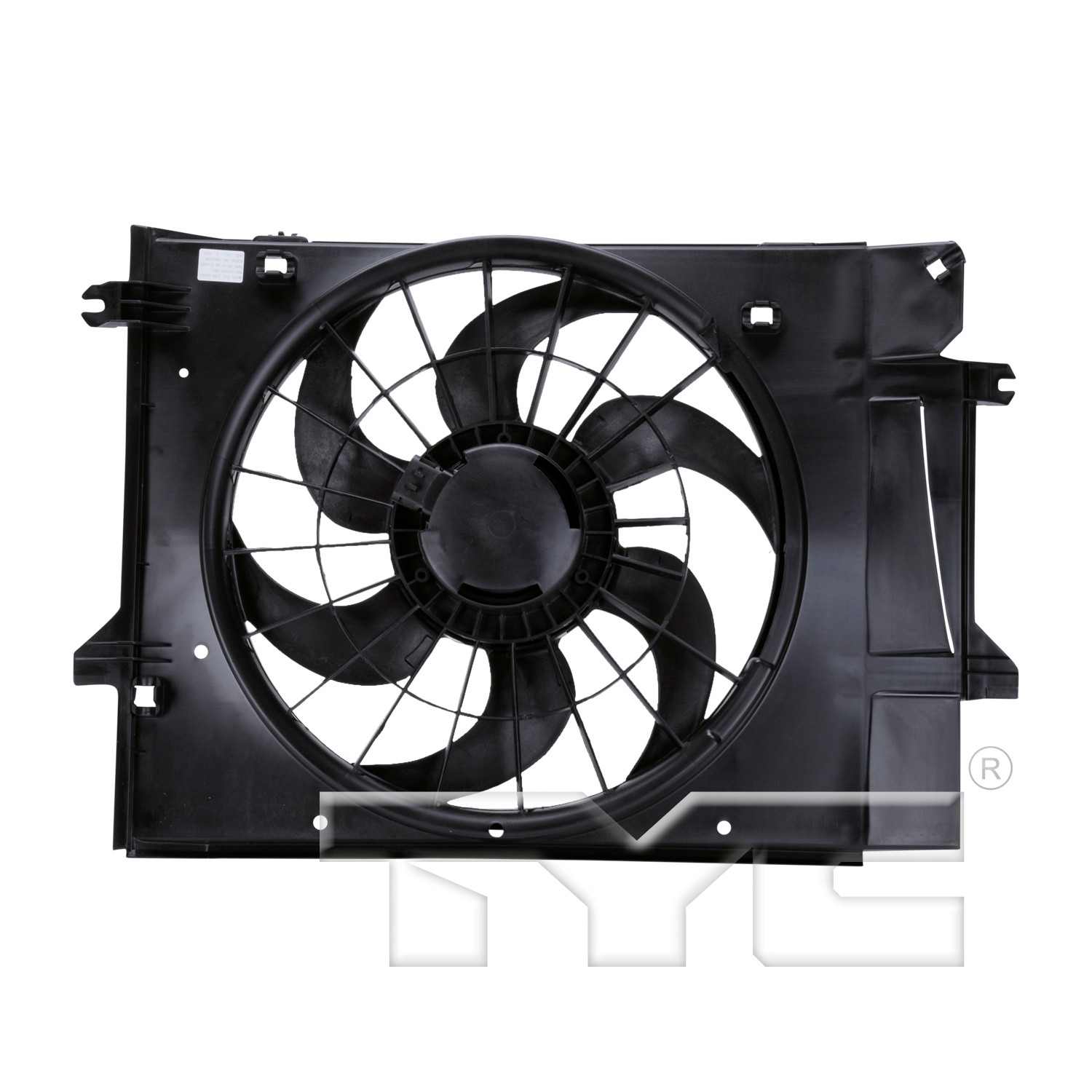 TYC Dual Radiator and Condenser Fan Assembly 620530
