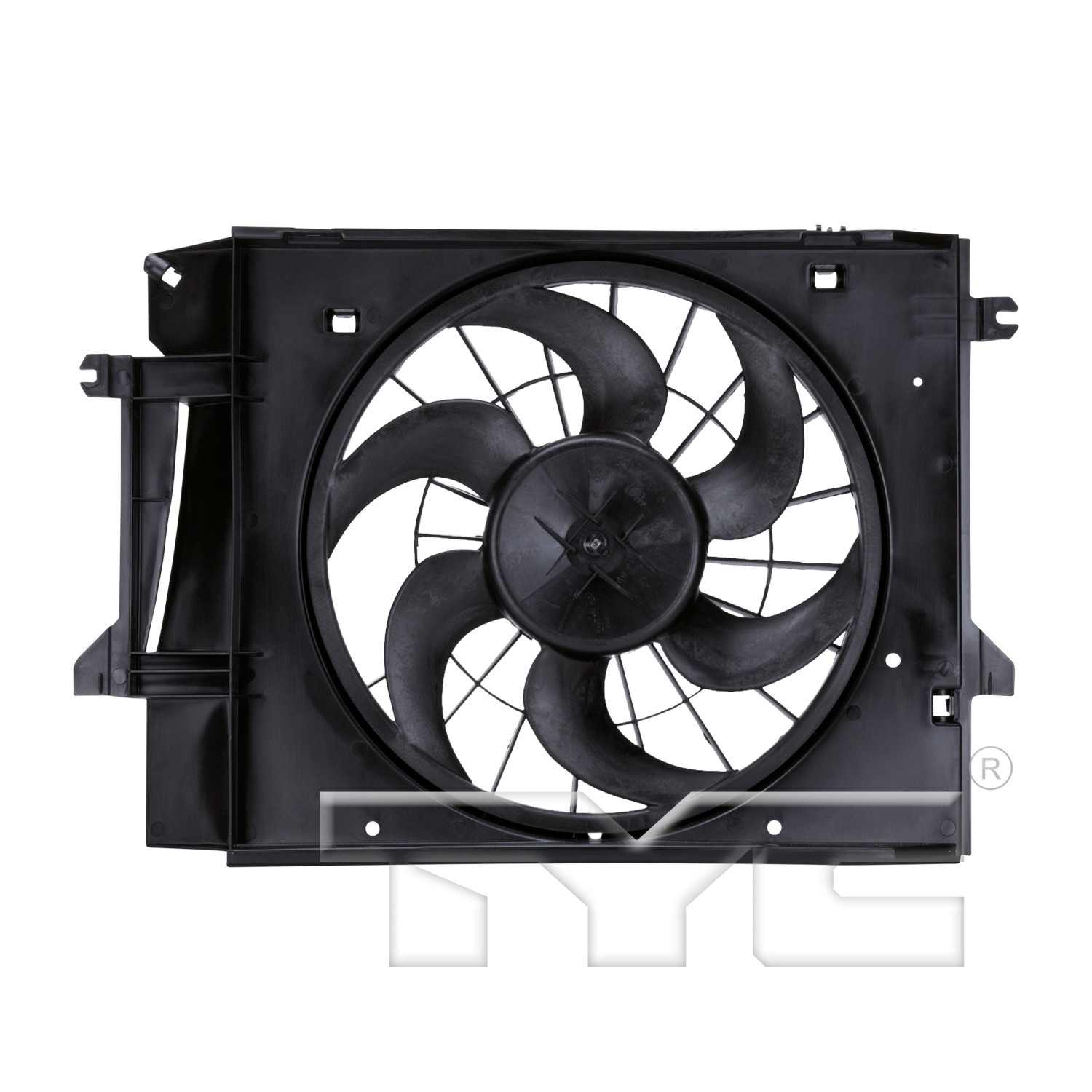 TYC Dual Radiator and Condenser Fan Assembly 620530