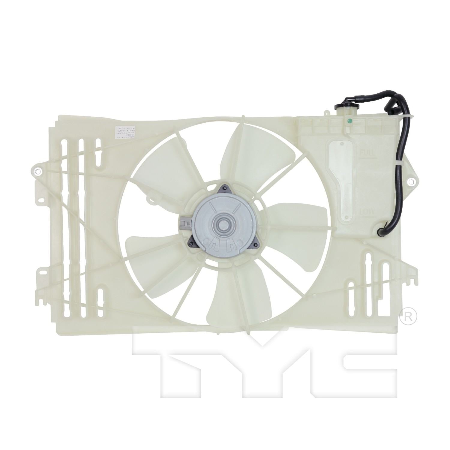TYC Dual Radiator and Condenser Fan Assembly 620630