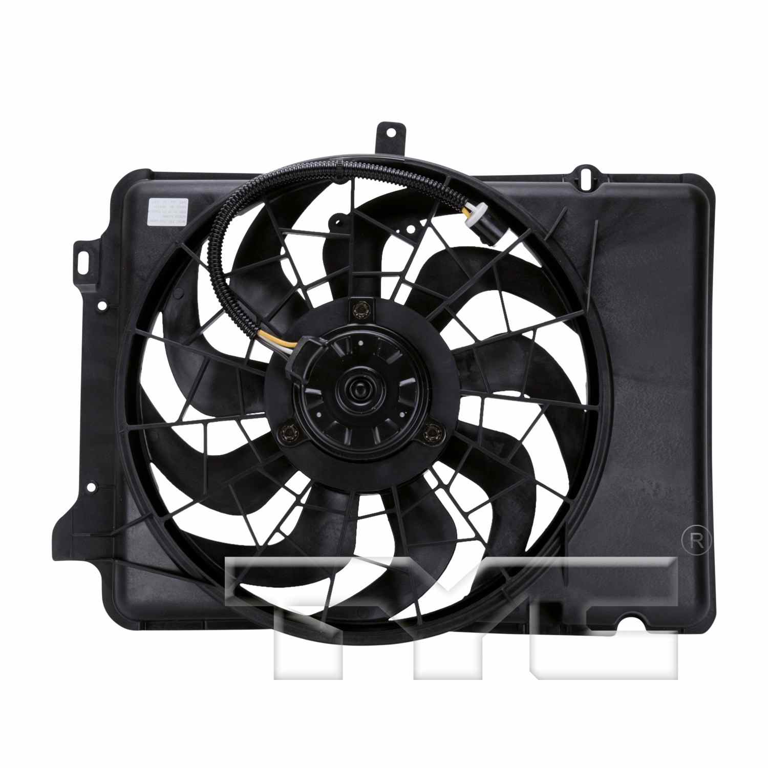 TYC Dual Radiator and Condenser Fan Assembly 620640