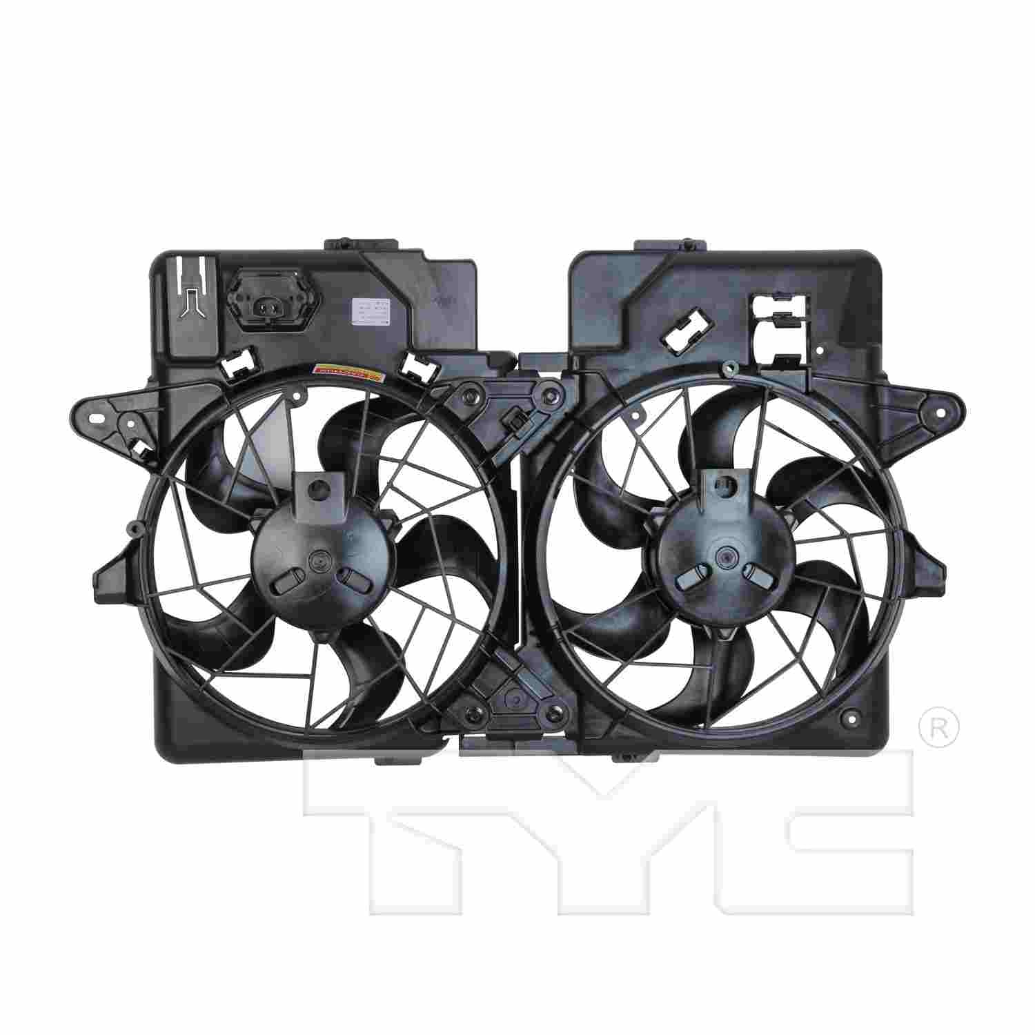 TYC Dual Radiator and Condenser Fan Assembly 620660