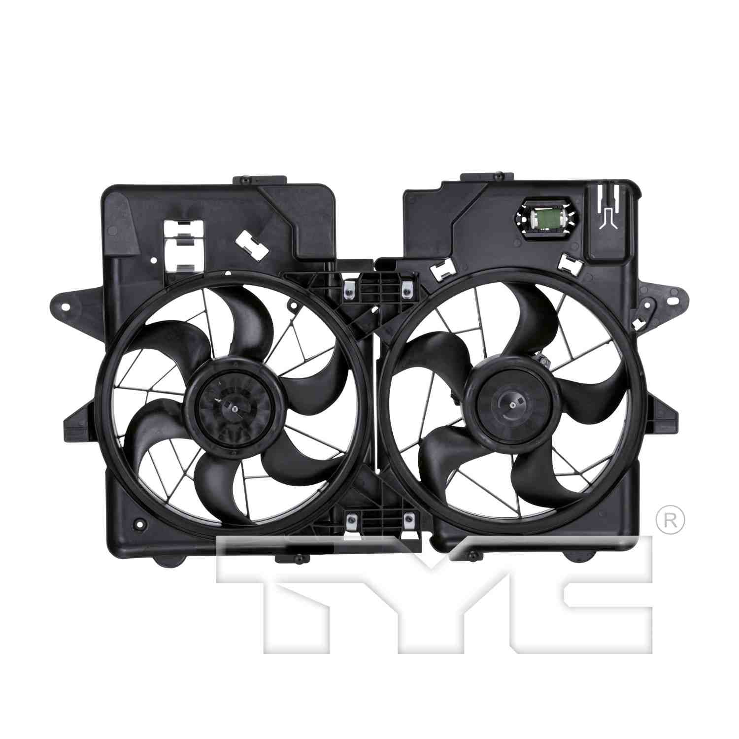 TYC Dual Radiator and Condenser Fan Assembly 620670