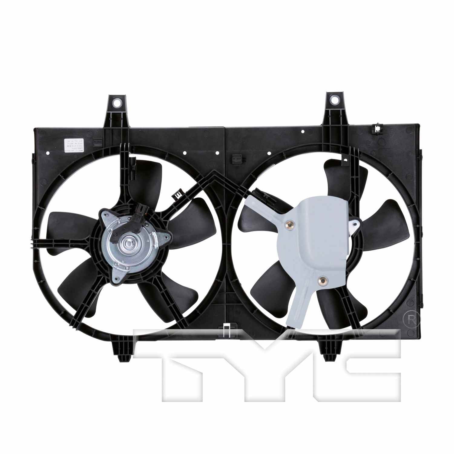 TYC Dual Radiator and Condenser Fan Assembly