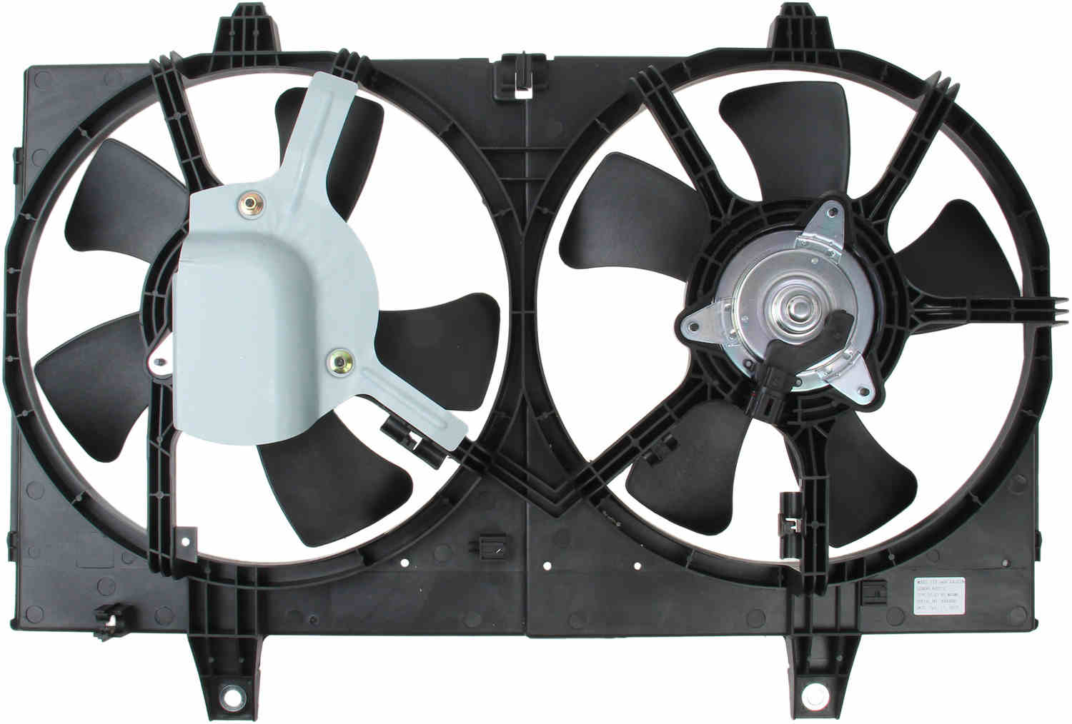 TYC Dual Radiator and Condenser Fan Assembly