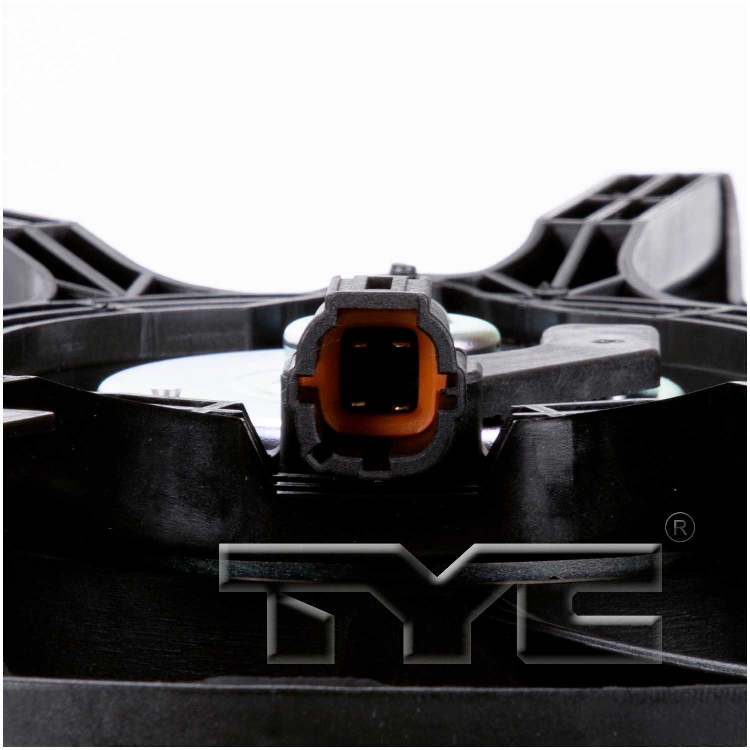 TYC Dual Radiator and Condenser Fan Assembly