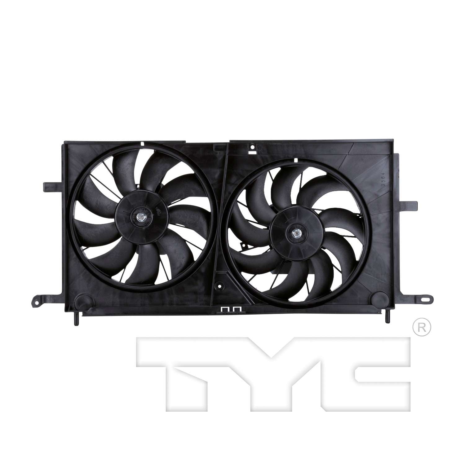 TYC Dual Radiator and Condenser Fan Assembly 620780