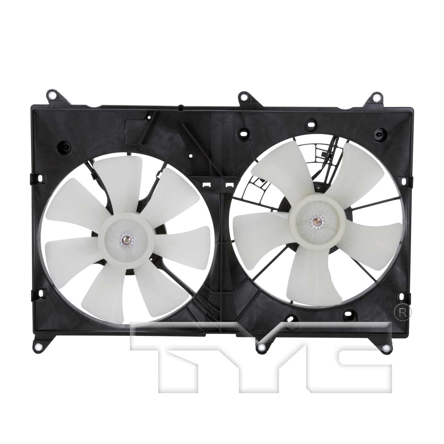 TYC Dual Radiator and Condenser Fan Assembly 620810