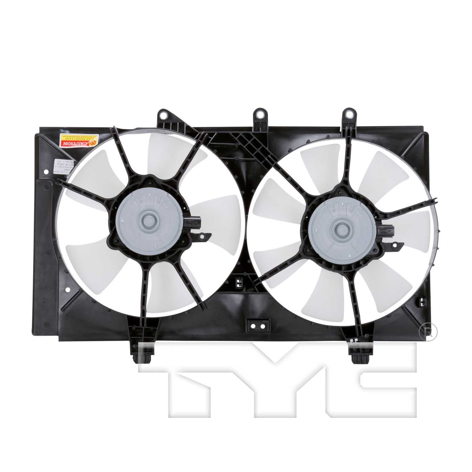 TYC Dual Radiator and Condenser Fan Assembly 620830