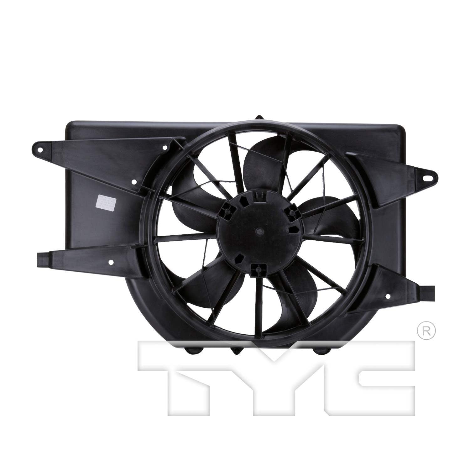TYC Dual Radiator and Condenser Fan Assembly 620850
