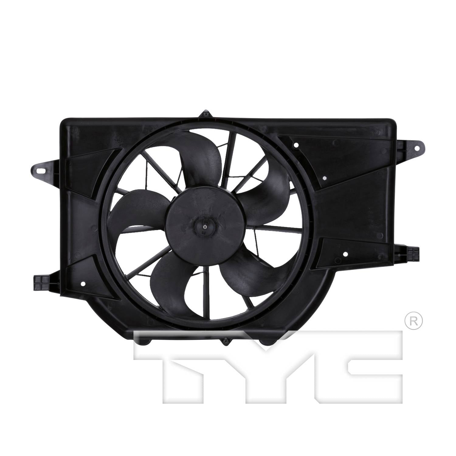 TYC Dual Radiator and Condenser Fan Assembly 620850