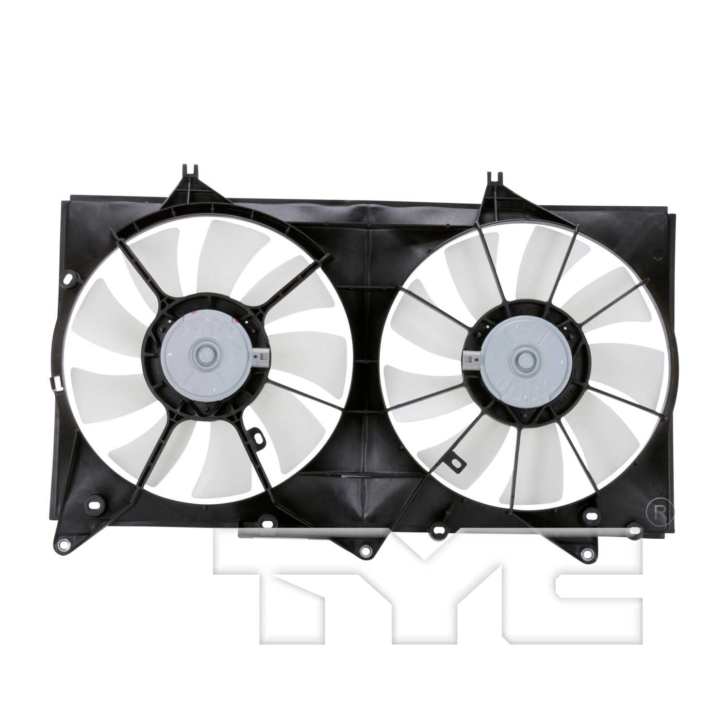 TYC Dual Radiator and Condenser Fan Assembly 620870
