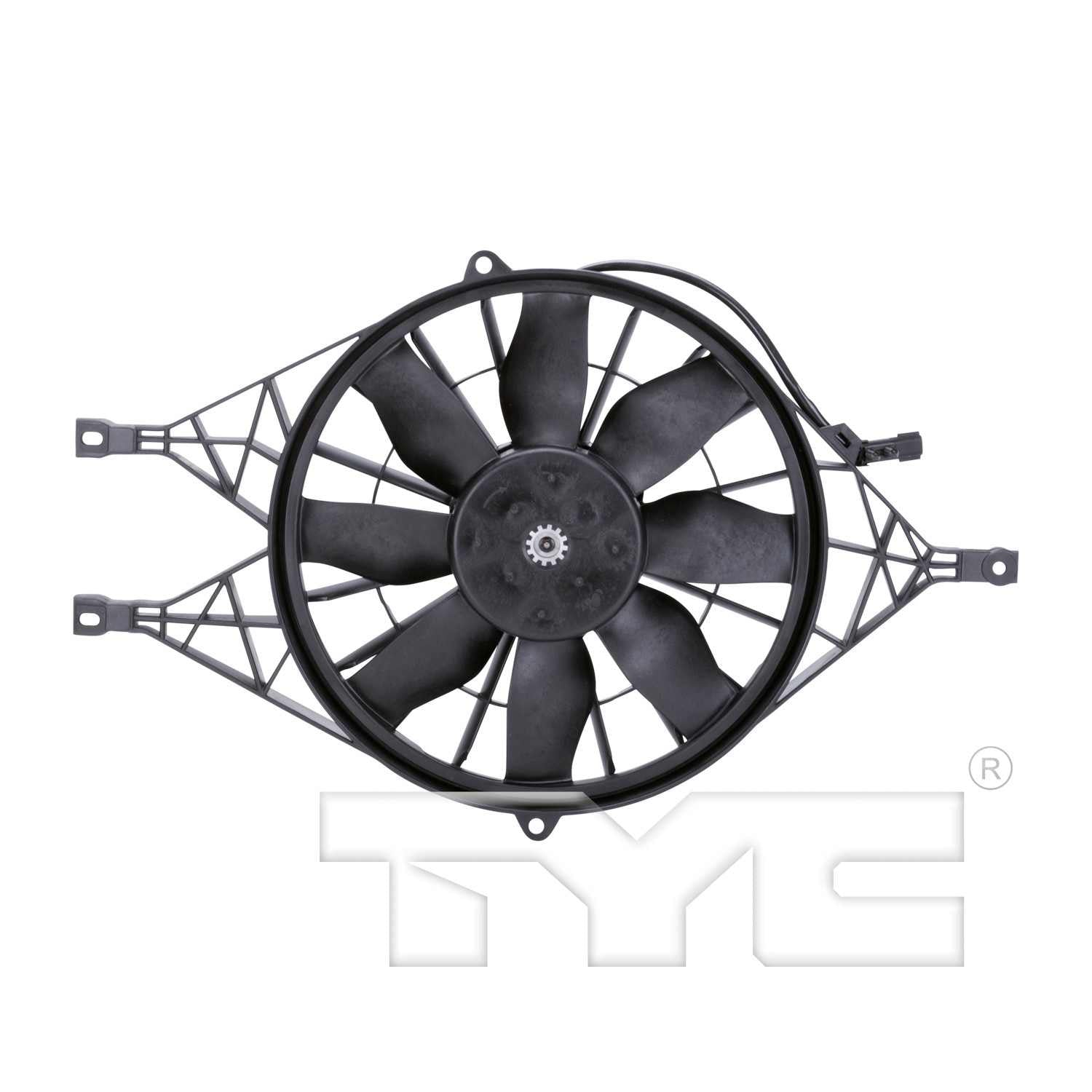 TYC Dual Radiator and Condenser Fan Assembly 620880