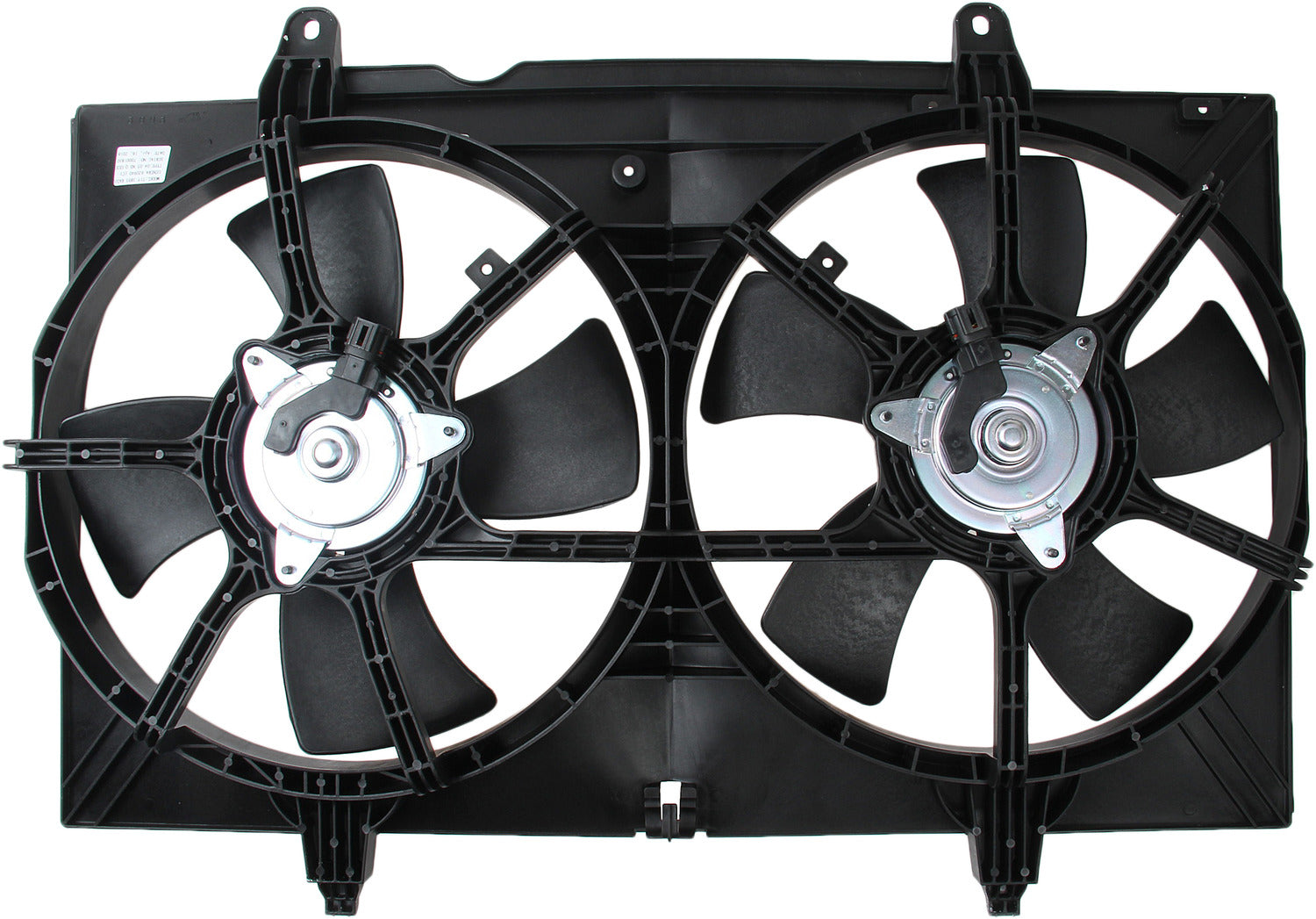TYC Dual Radiator and Condenser Fan Assembly