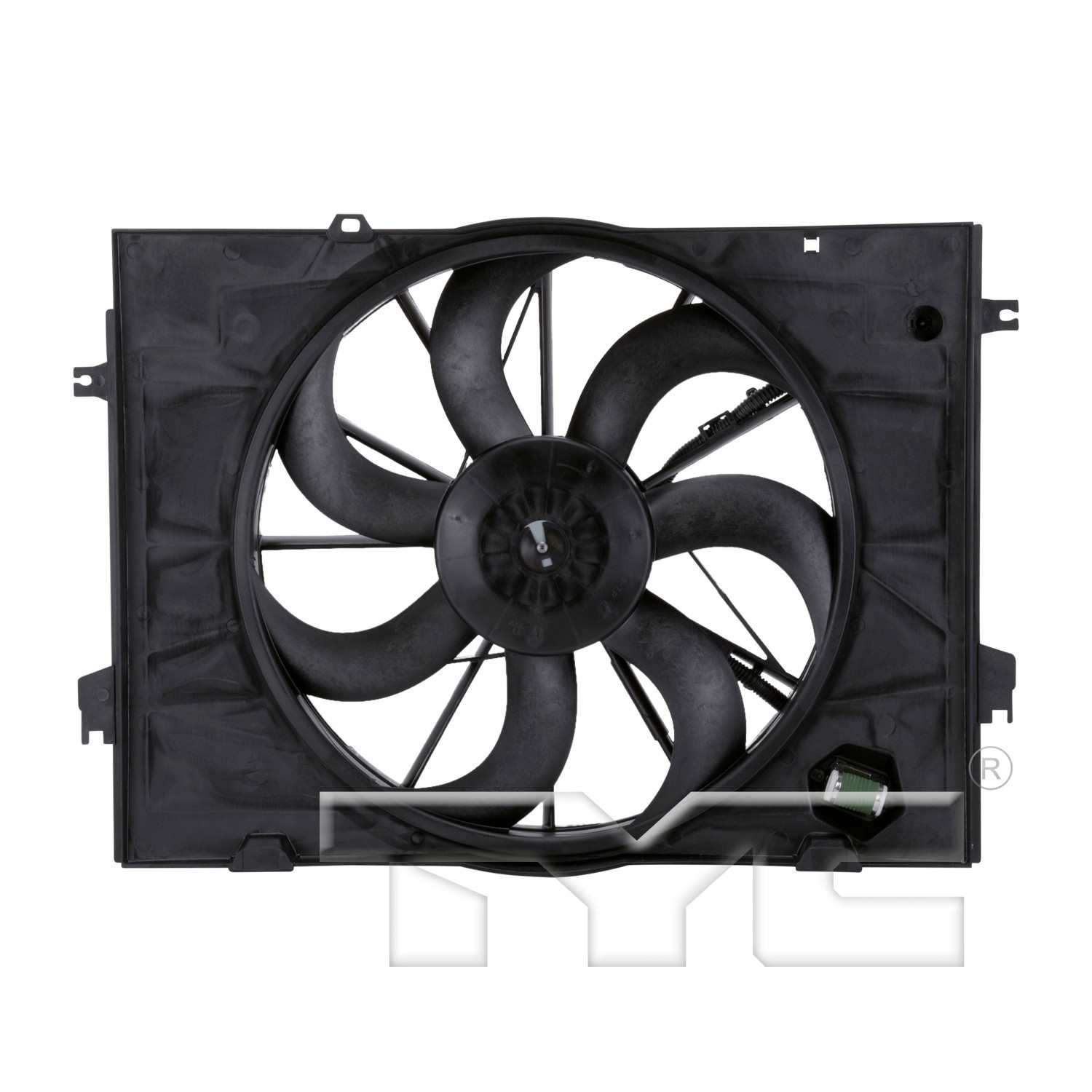 TYC Dual Radiator and Condenser Fan Assembly 621030