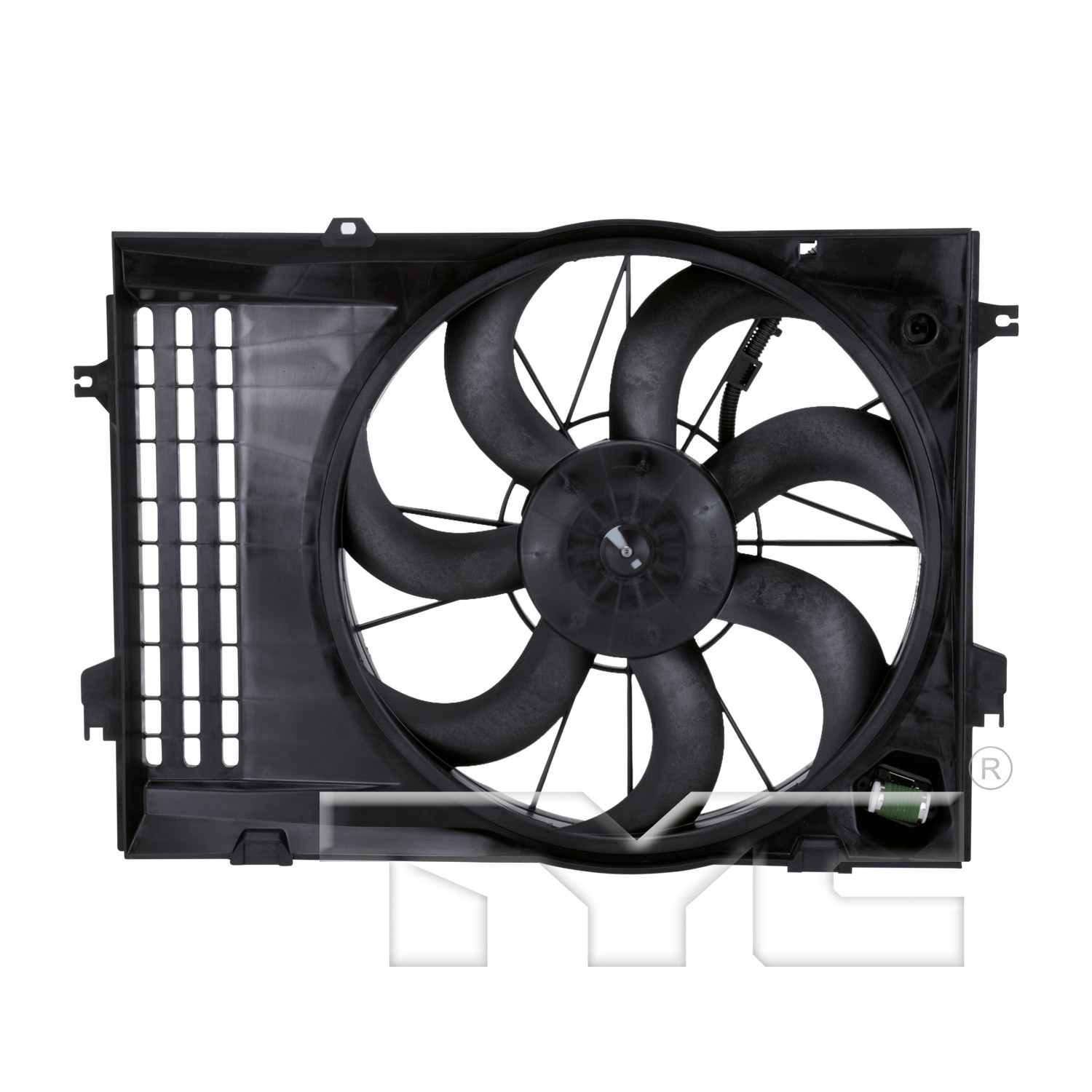 TYC Dual Radiator and Condenser Fan Assembly 621050