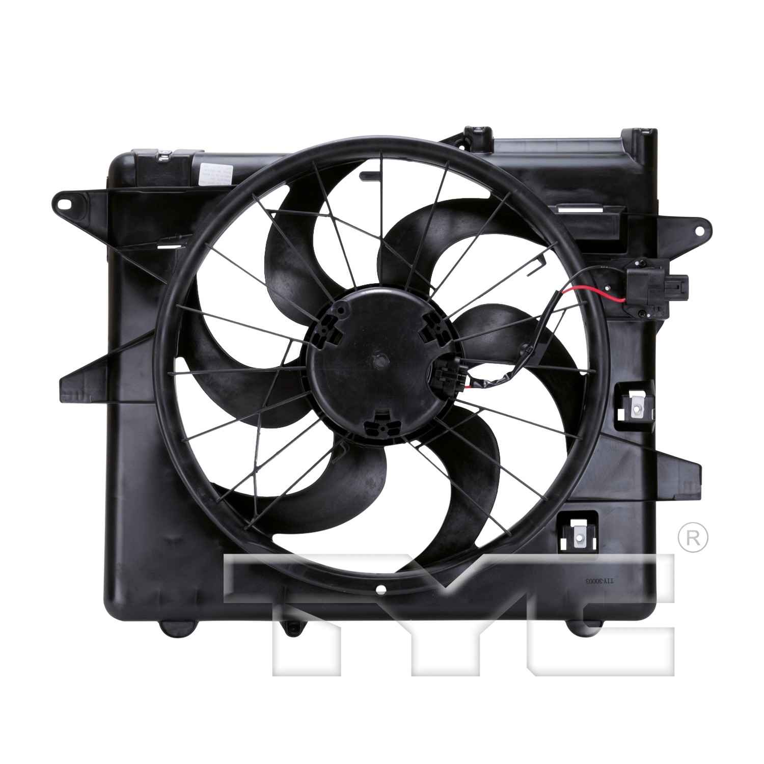 TYC Dual Radiator and Condenser Fan Assembly 621070