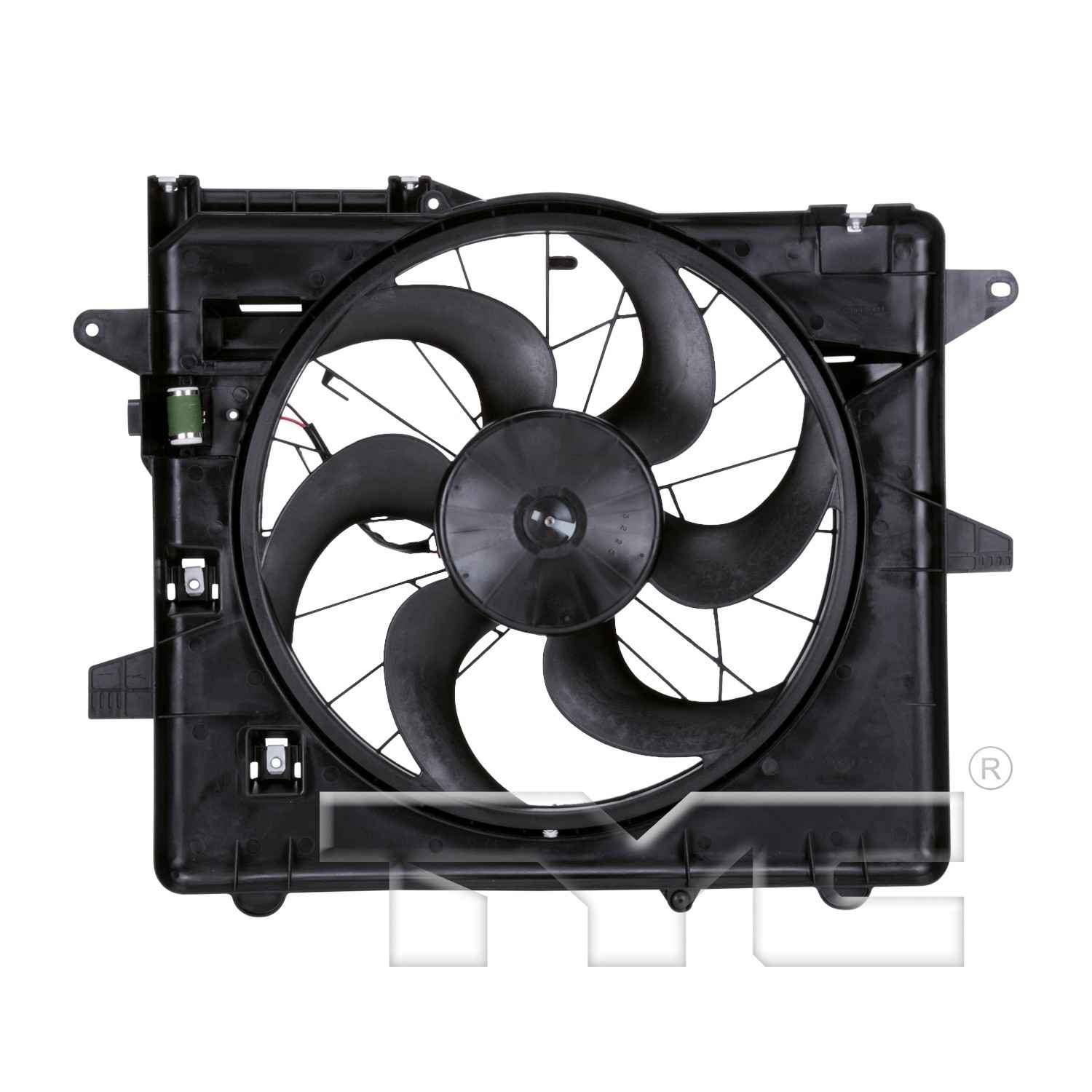 TYC Dual Radiator and Condenser Fan Assembly 621070