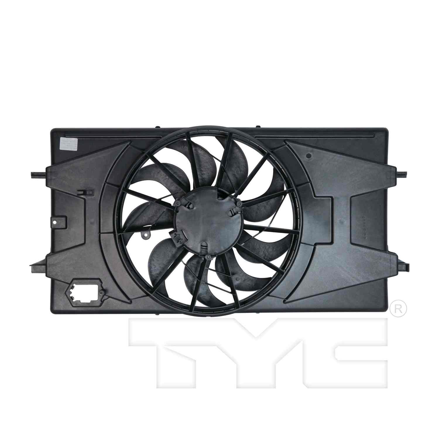TYC Dual Radiator and Condenser Fan Assembly 621100
