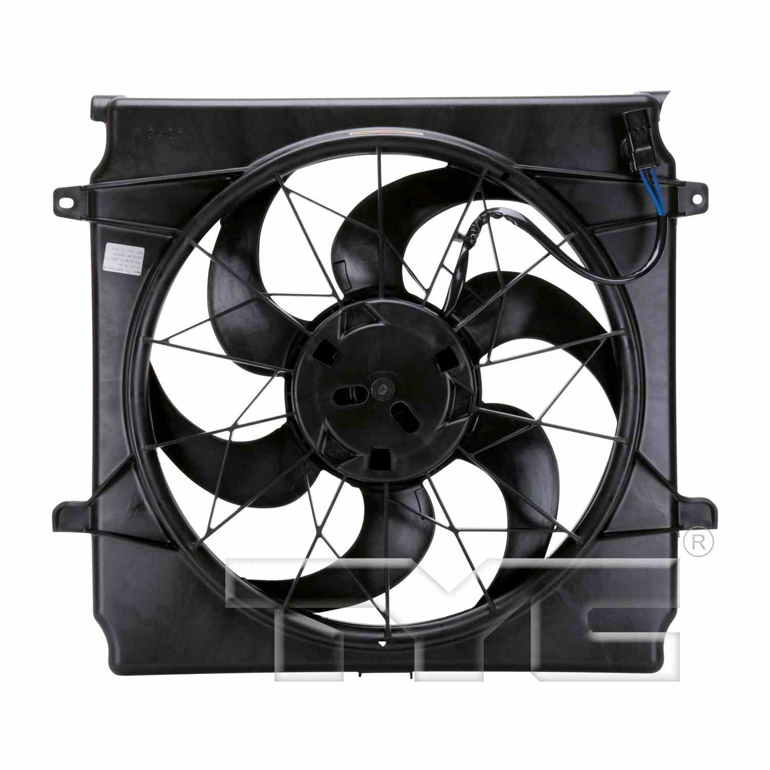 TYC Dual Radiator and Condenser Fan Assembly 621140