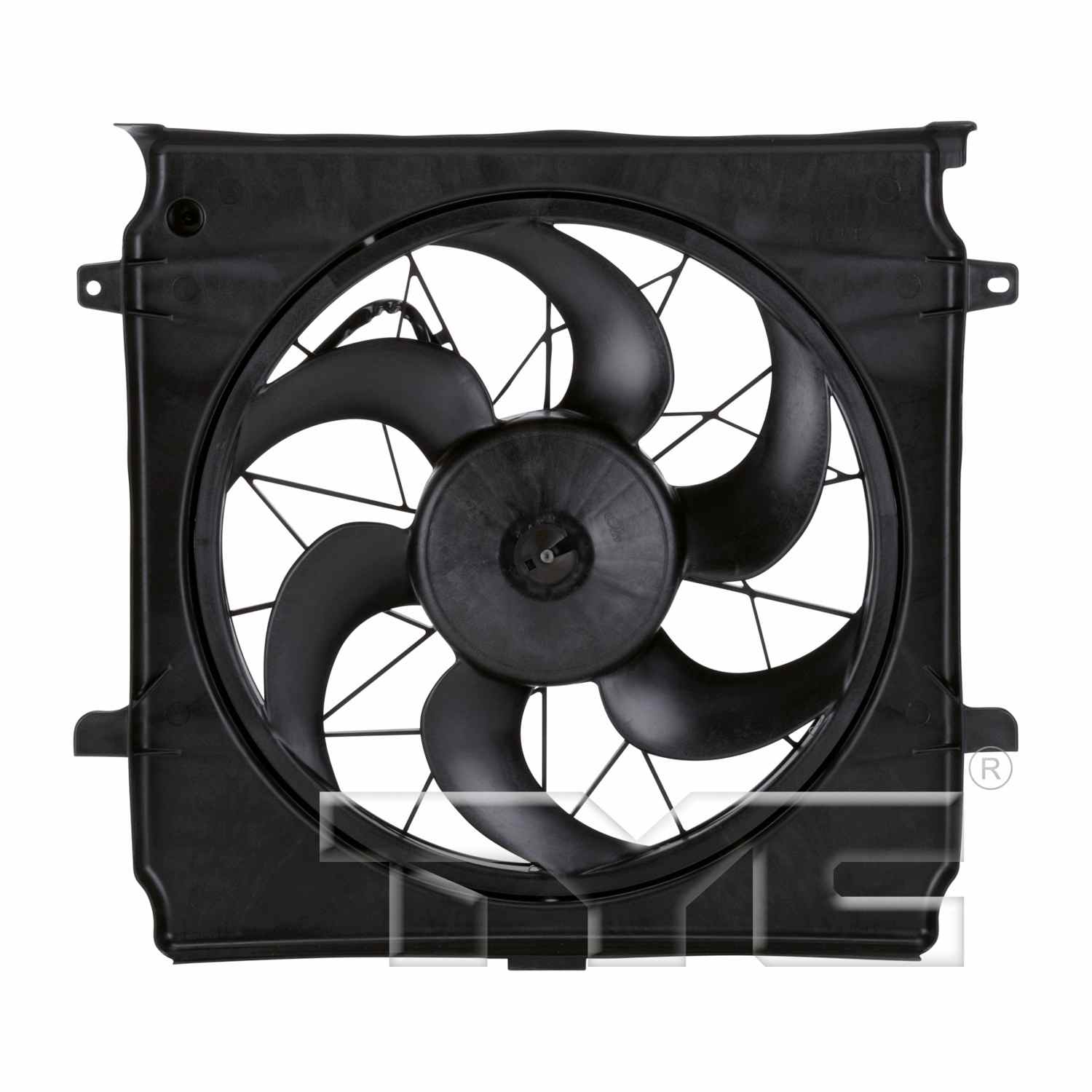 TYC Dual Radiator and Condenser Fan Assembly 621140