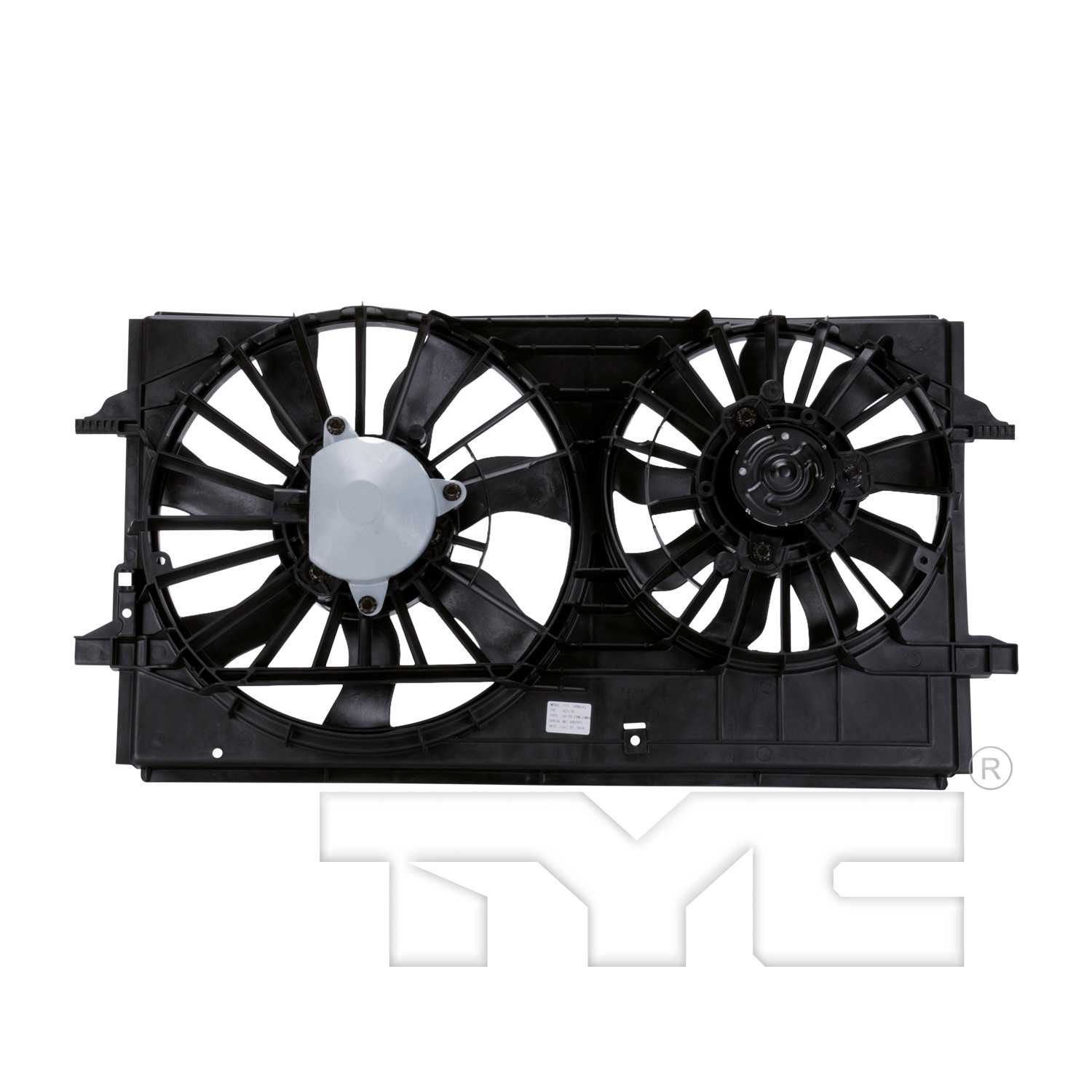 TYC Dual Radiator and Condenser Fan Assembly 621150
