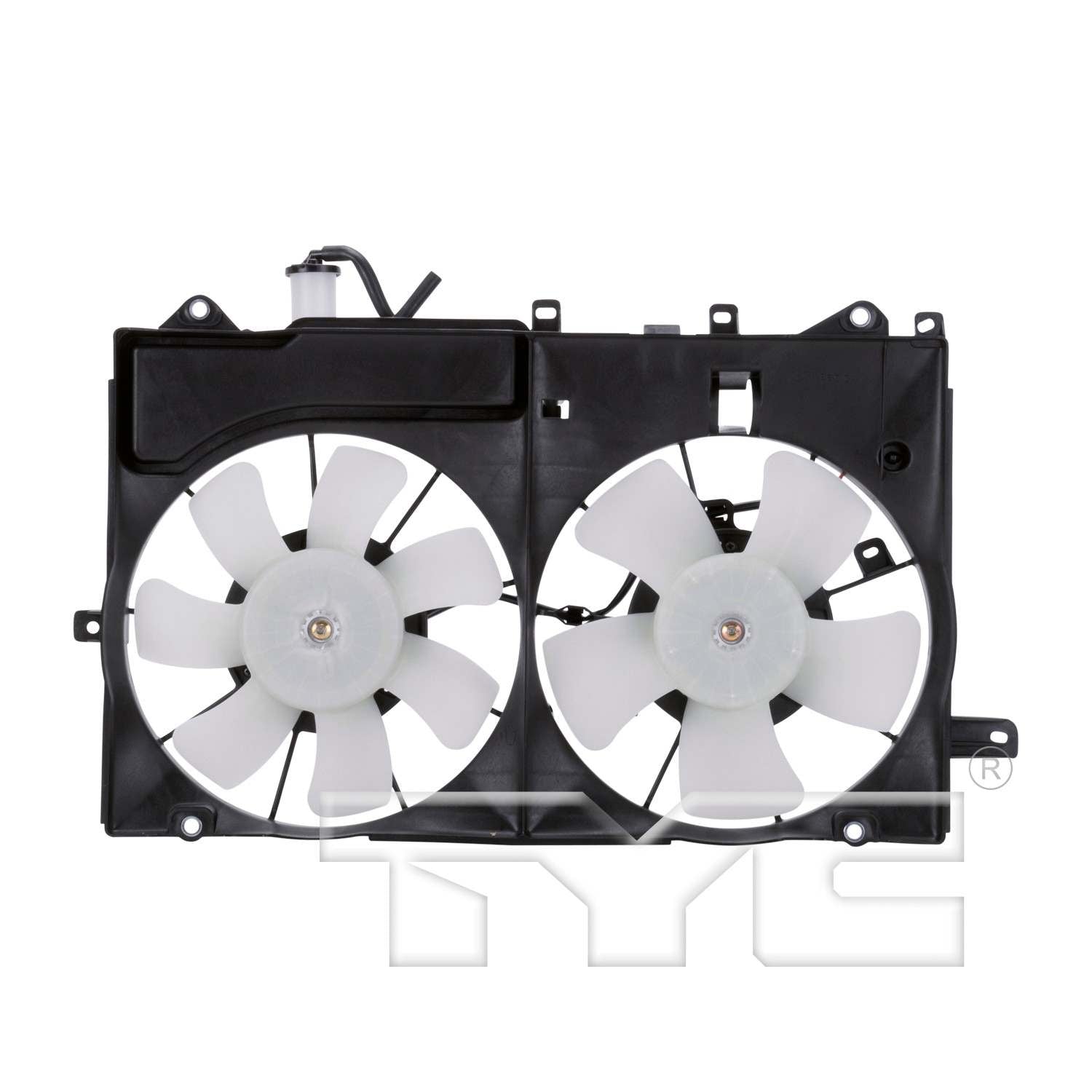TYC Dual Radiator and Condenser Fan Assembly 621190