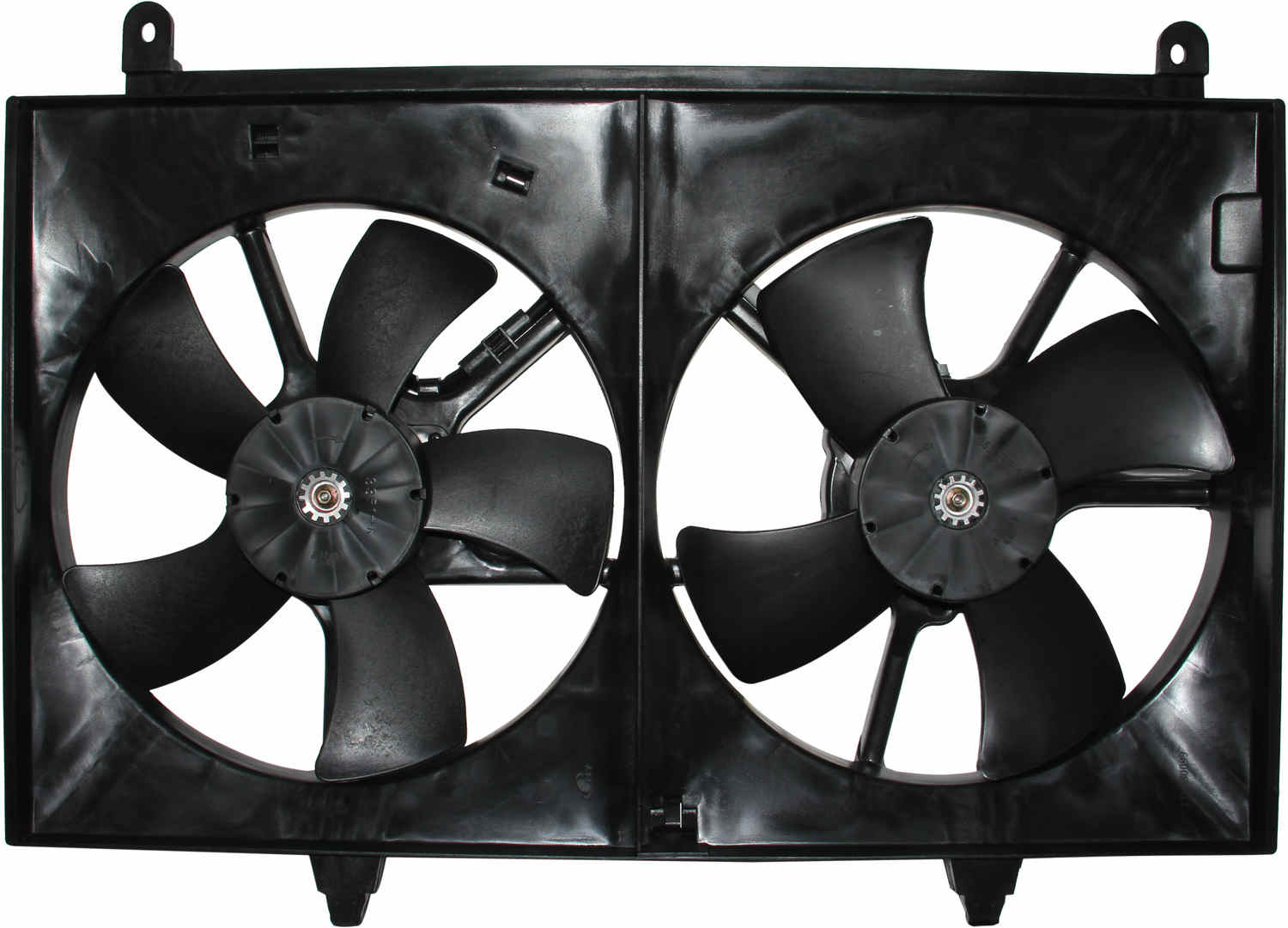 TYC Dual Radiator and Condenser Fan Assembly