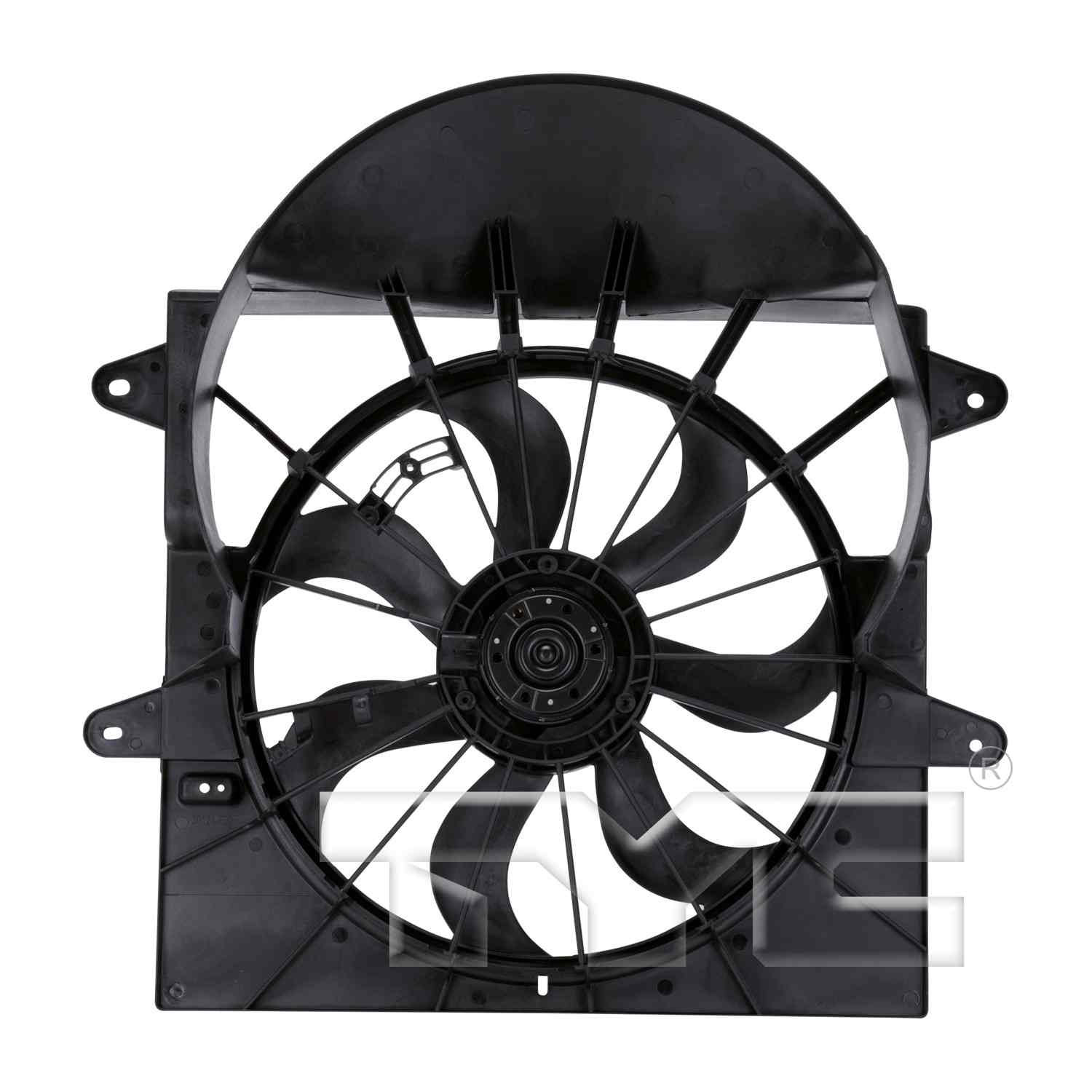 TYC Dual Radiator and Condenser Fan Assembly 621220