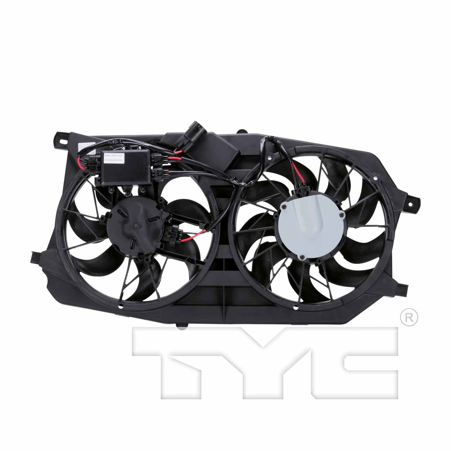 TYC Dual Radiator and Condenser Fan Assembly 621280