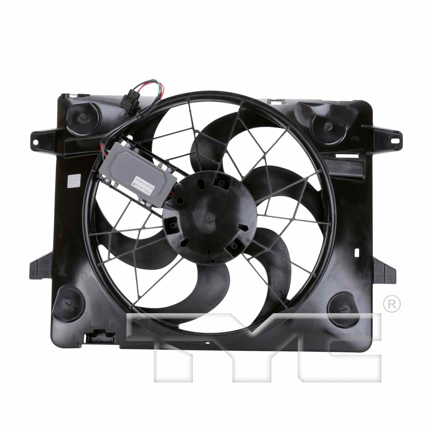 TYC Dual Radiator and Condenser Fan Assembly 621290