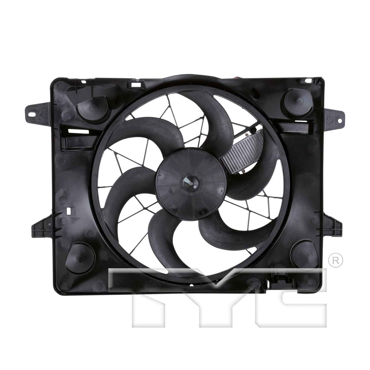 TYC Dual Radiator and Condenser Fan Assembly 621290