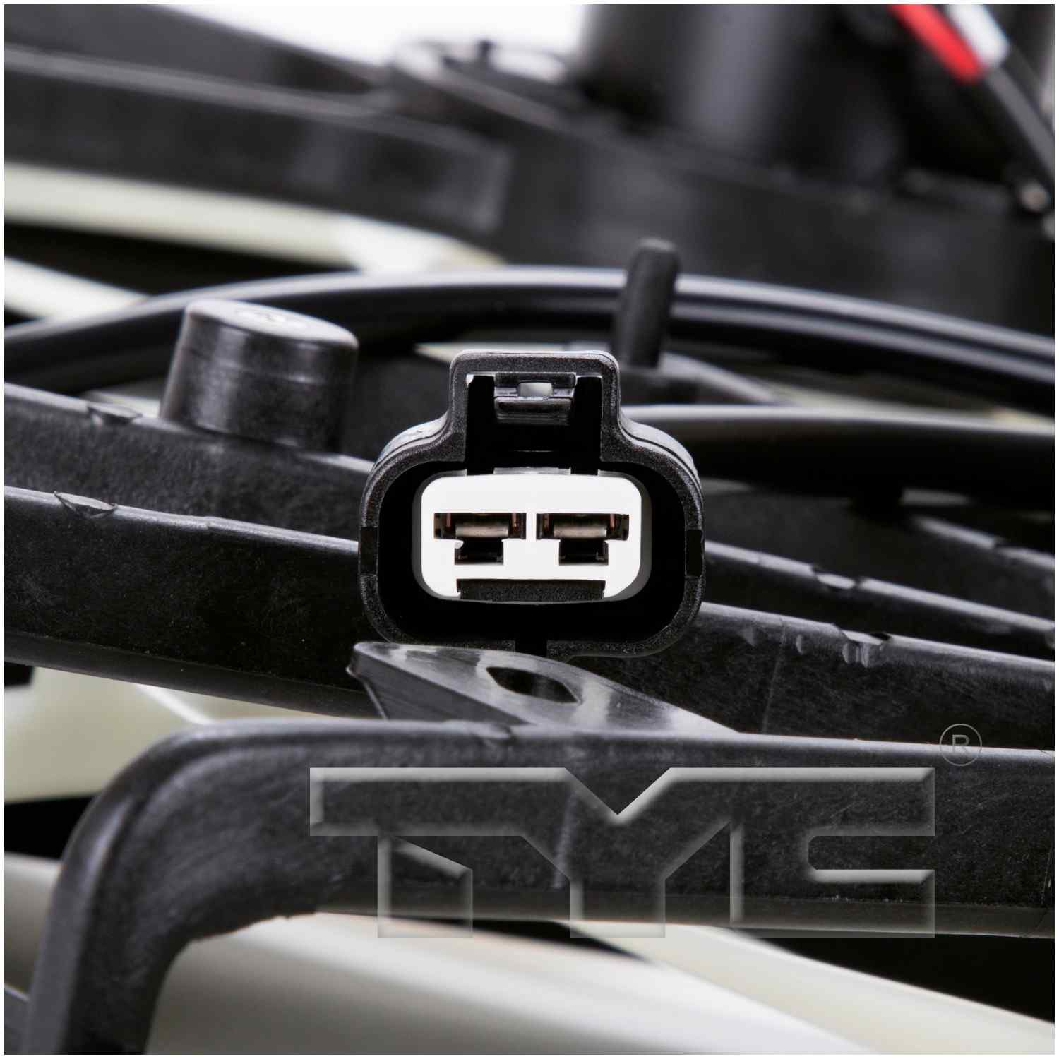 TYC Dual Radiator and Condenser Fan Assembly